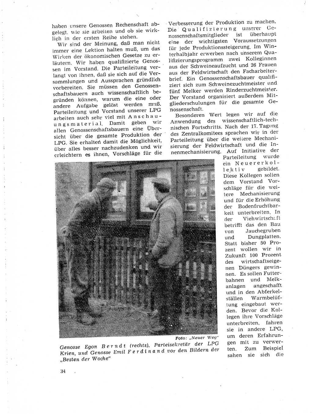 Neuer Weg (NW), Organ des Zentralkomitees (ZK) der SED (Sozialistische Einheitspartei Deutschlands) für Fragen des Parteilebens, 18. Jahrgang [Deutsche Demokratische Republik (DDR)] 1963, Seite 34 (NW ZK SED DDR 1963, S. 34)