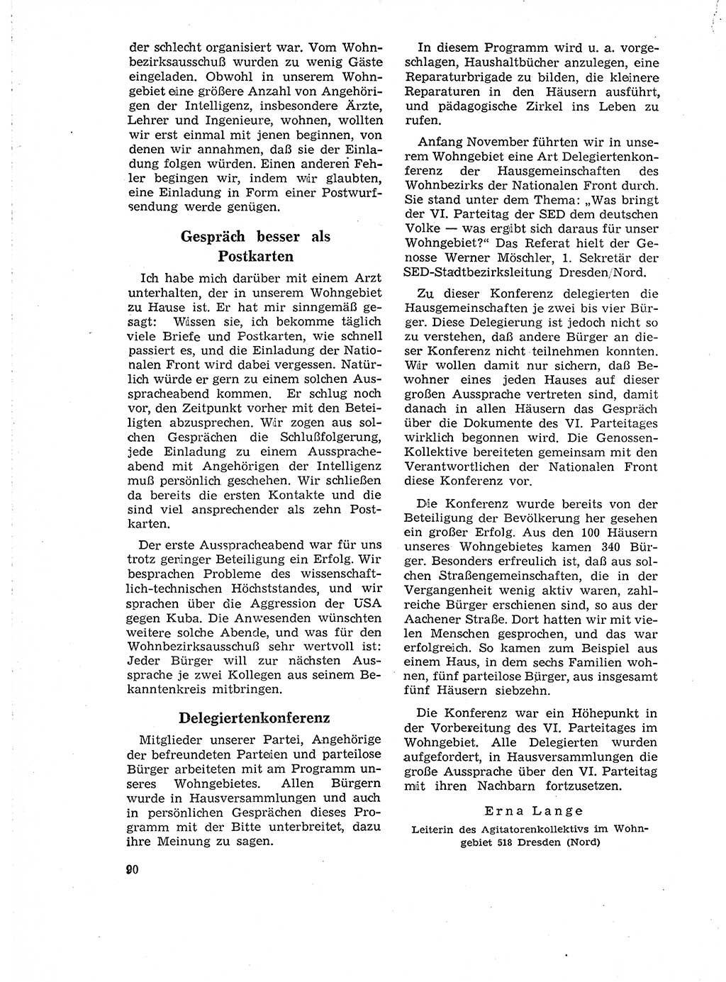 Neuer Weg (NW), Organ des Zentralkomitees (ZK) der SED (Sozialistische Einheitspartei Deutschlands) für Fragen des Parteilebens, 18. Jahrgang [Deutsche Demokratische Republik (DDR)] 1963, Seite 90 (NW ZK SED DDR 1963, S. 90)