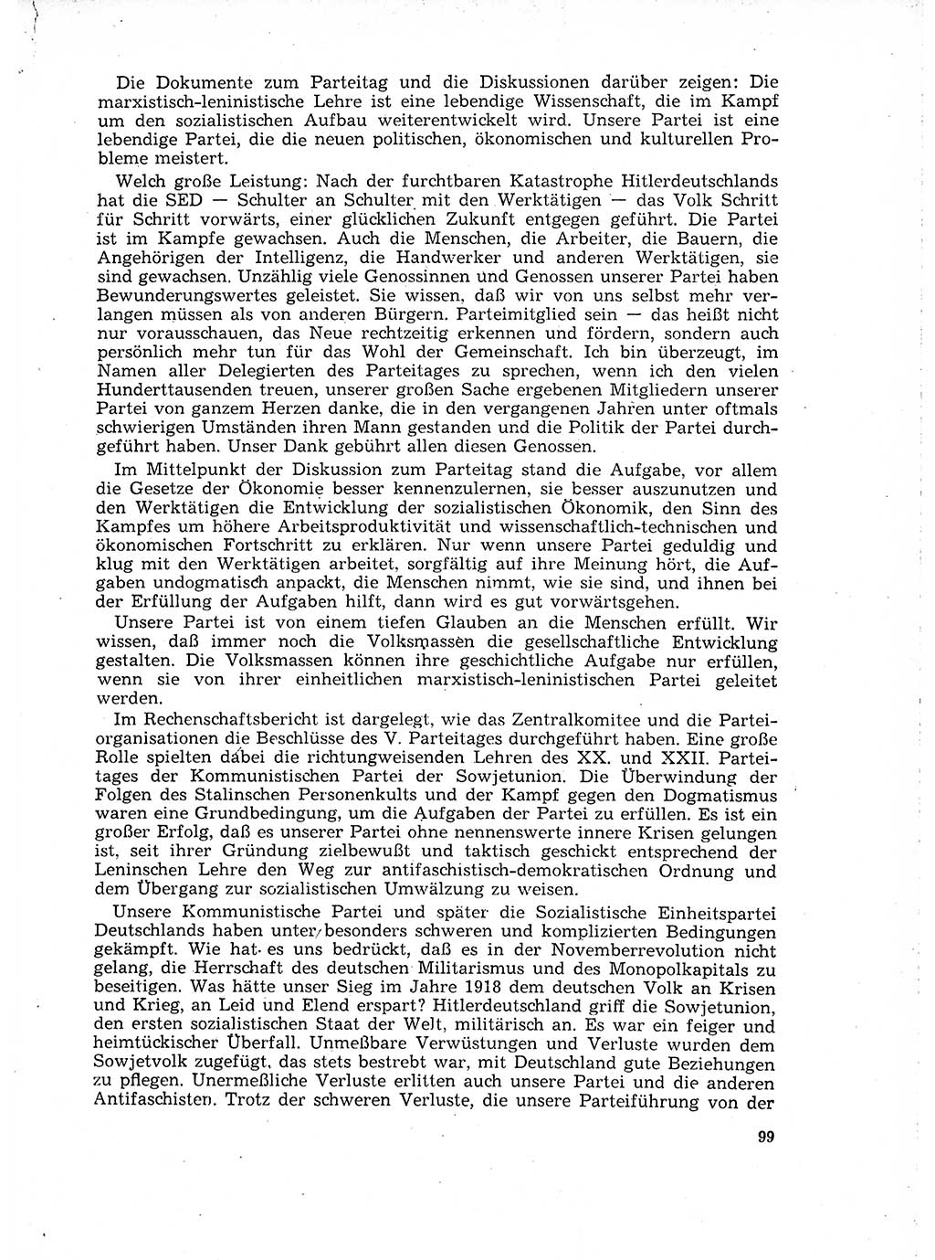 Neuer Weg (NW), Organ des Zentralkomitees (ZK) der SED (Sozialistische Einheitspartei Deutschlands) für Fragen des Parteilebens, 18. Jahrgang [Deutsche Demokratische Republik (DDR)] 1963, Seite 99 (NW ZK SED DDR 1963, S. 99)