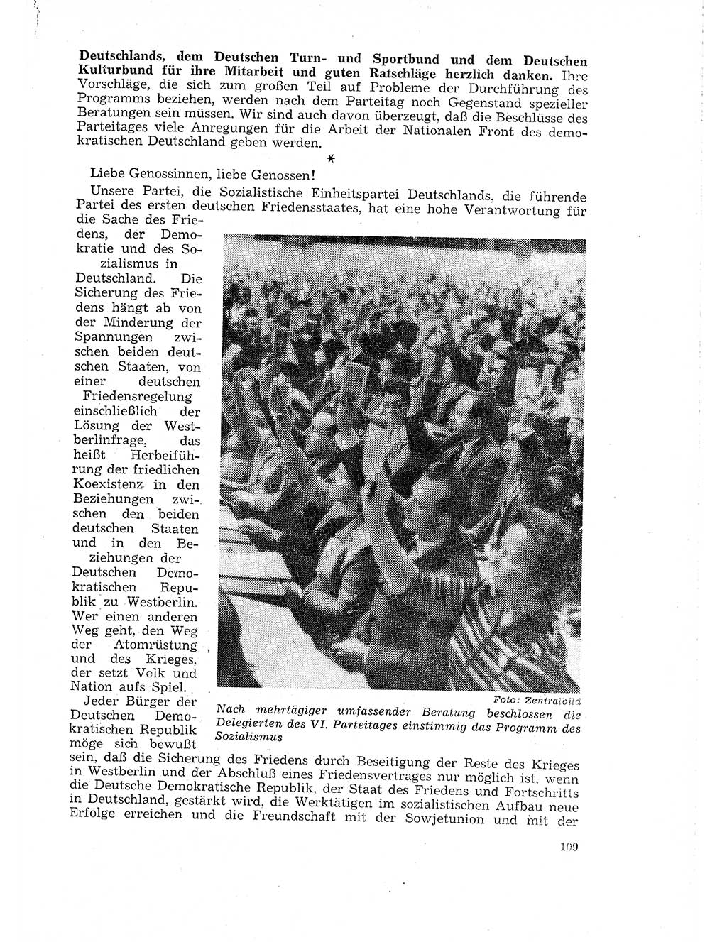 Neuer Weg (NW), Organ des Zentralkomitees (ZK) der SED (Sozialistische Einheitspartei Deutschlands) für Fragen des Parteilebens, 18. Jahrgang [Deutsche Demokratische Republik (DDR)] 1963, Seite 109 (NW ZK SED DDR 1963, S. 109)