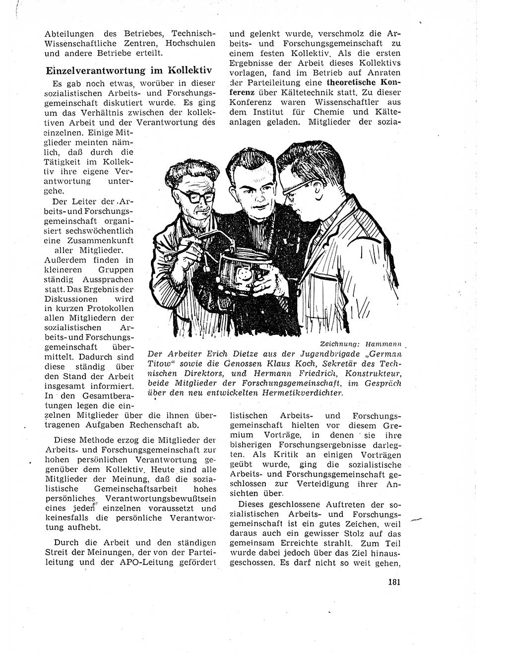 Neuer Weg (NW), Organ des Zentralkomitees (ZK) der SED (Sozialistische Einheitspartei Deutschlands) für Fragen des Parteilebens, 18. Jahrgang [Deutsche Demokratische Republik (DDR)] 1963, Seite 181 (NW ZK SED DDR 1963, S. 181)
