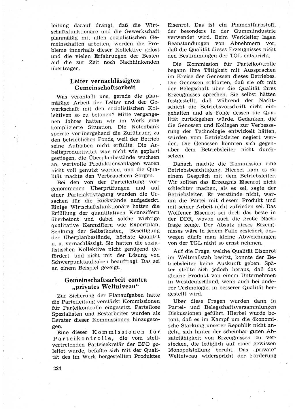 Neuer Weg (NW), Organ des Zentralkomitees (ZK) der SED (Sozialistische Einheitspartei Deutschlands) für Fragen des Parteilebens, 18. Jahrgang [Deutsche Demokratische Republik (DDR)] 1963, Seite 224 (NW ZK SED DDR 1963, S. 224)