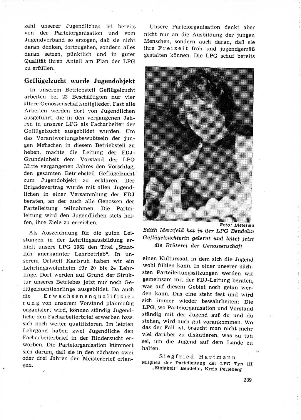 Neuer Weg (NW), Organ des Zentralkomitees (ZK) der SED (Sozialistische Einheitspartei Deutschlands) für Fragen des Parteilebens, 18. Jahrgang [Deutsche Demokratische Republik (DDR)] 1963, Seite 239 (NW ZK SED DDR 1963, S. 239)