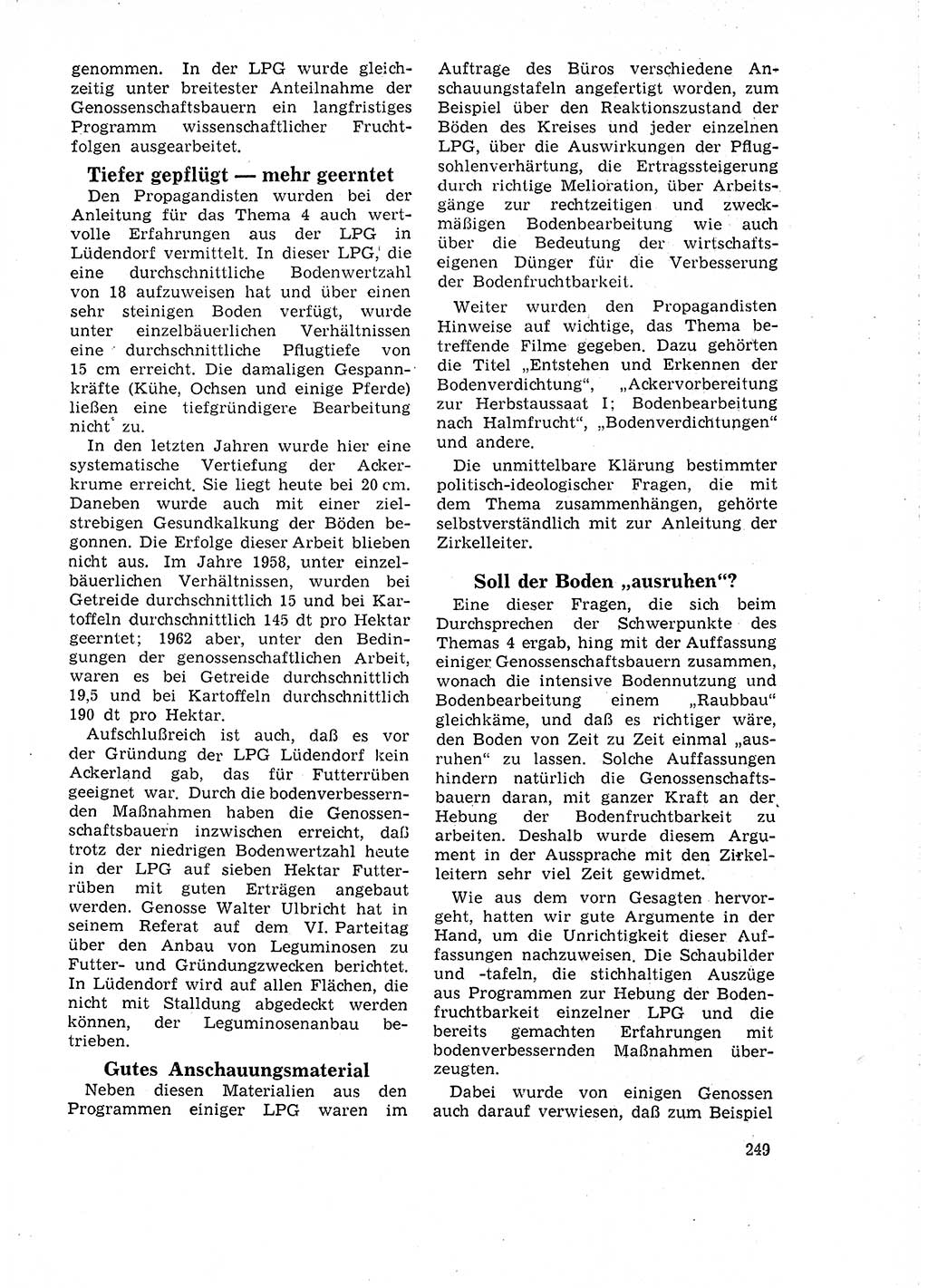 Neuer Weg (NW), Organ des Zentralkomitees (ZK) der SED (Sozialistische Einheitspartei Deutschlands) für Fragen des Parteilebens, 18. Jahrgang [Deutsche Demokratische Republik (DDR)] 1963, Seite 249 (NW ZK SED DDR 1963, S. 249)