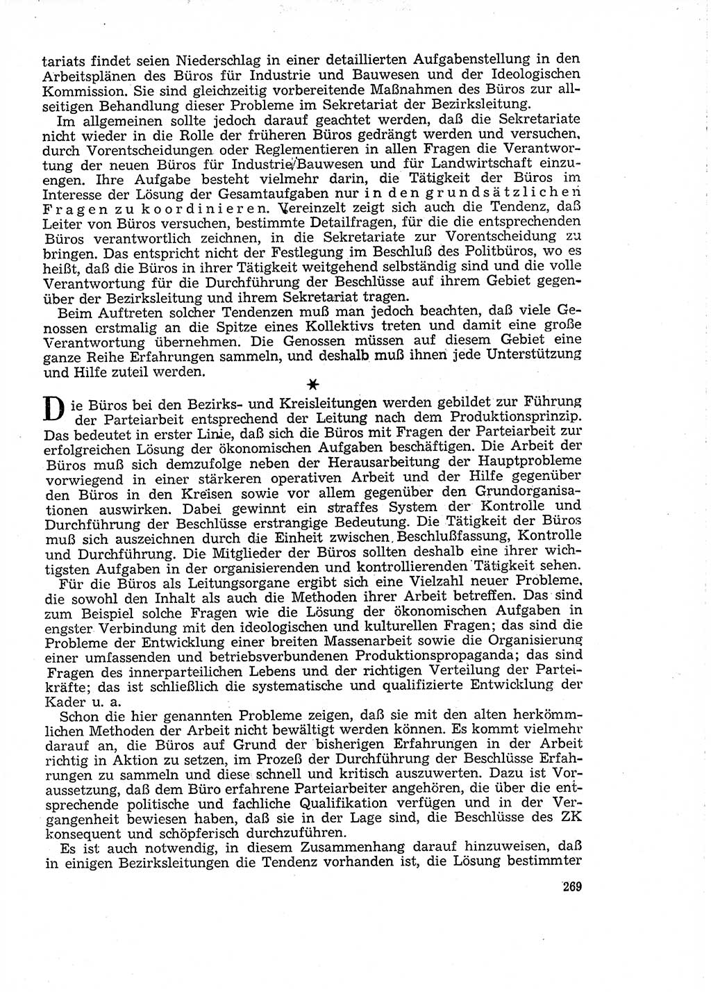 Neuer Weg (NW), Organ des Zentralkomitees (ZK) der SED (Sozialistische Einheitspartei Deutschlands) für Fragen des Parteilebens, 18. Jahrgang [Deutsche Demokratische Republik (DDR)] 1963, Seite 269 (NW ZK SED DDR 1963, S. 269)