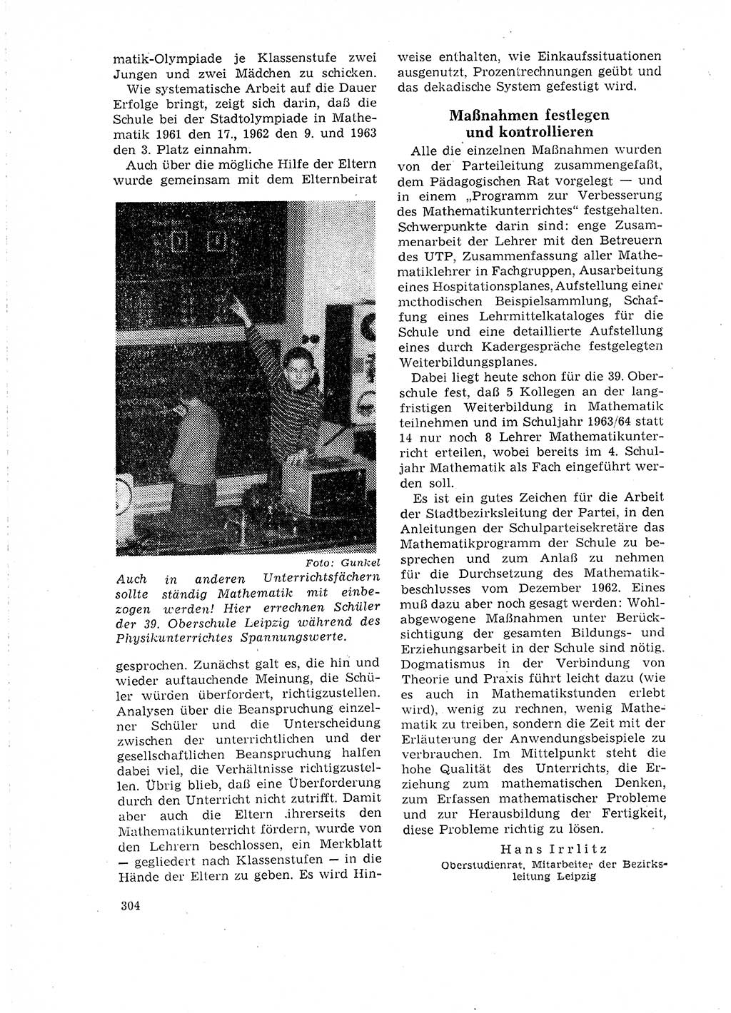 Neuer Weg (NW), Organ des Zentralkomitees (ZK) der SED (Sozialistische Einheitspartei Deutschlands) für Fragen des Parteilebens, 18. Jahrgang [Deutsche Demokratische Republik (DDR)] 1963, Seite 304 (NW ZK SED DDR 1963, S. 304)