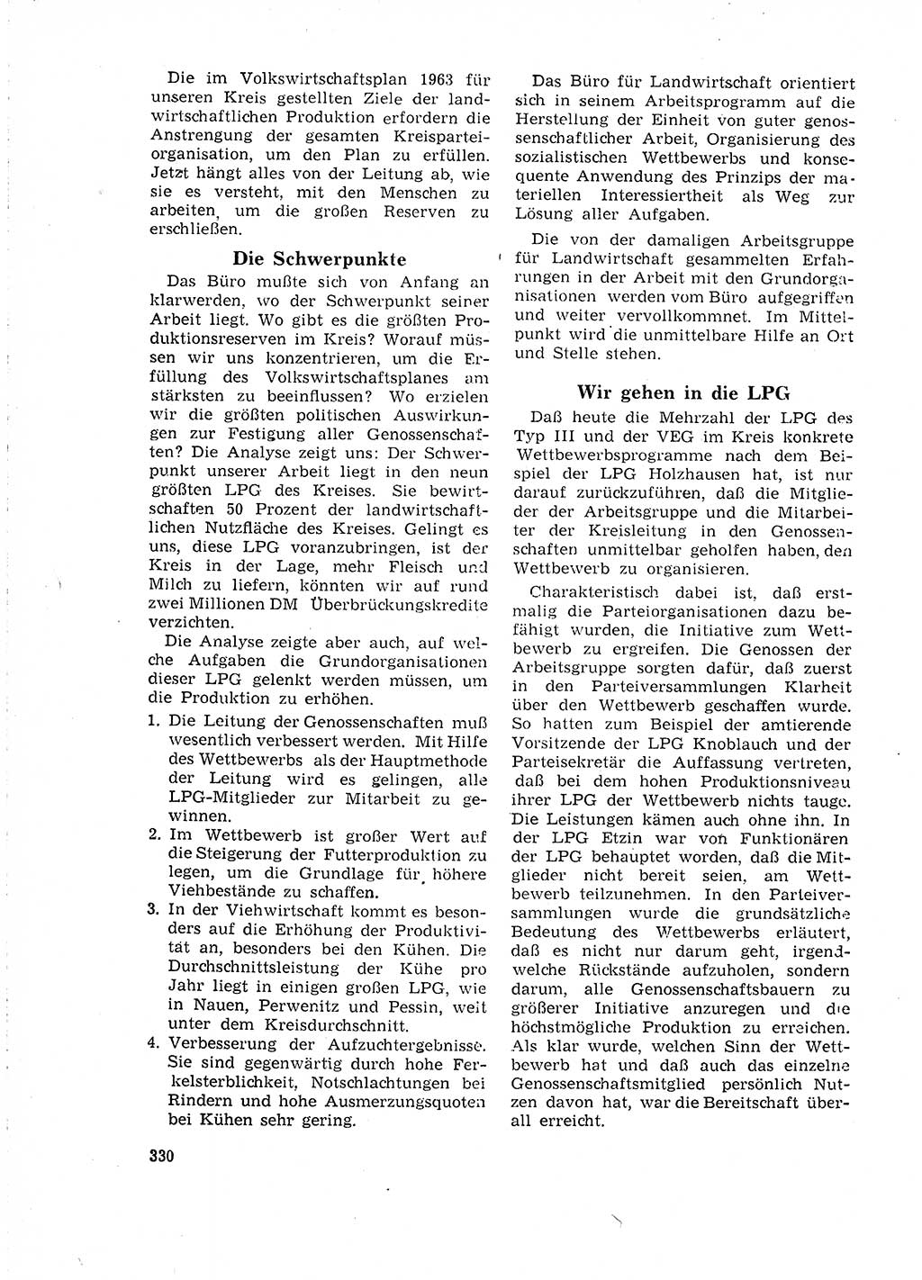 Neuer Weg (NW), Organ des Zentralkomitees (ZK) der SED (Sozialistische Einheitspartei Deutschlands) für Fragen des Parteilebens, 18. Jahrgang [Deutsche Demokratische Republik (DDR)] 1963, Seite 330 (NW ZK SED DDR 1963, S. 330)