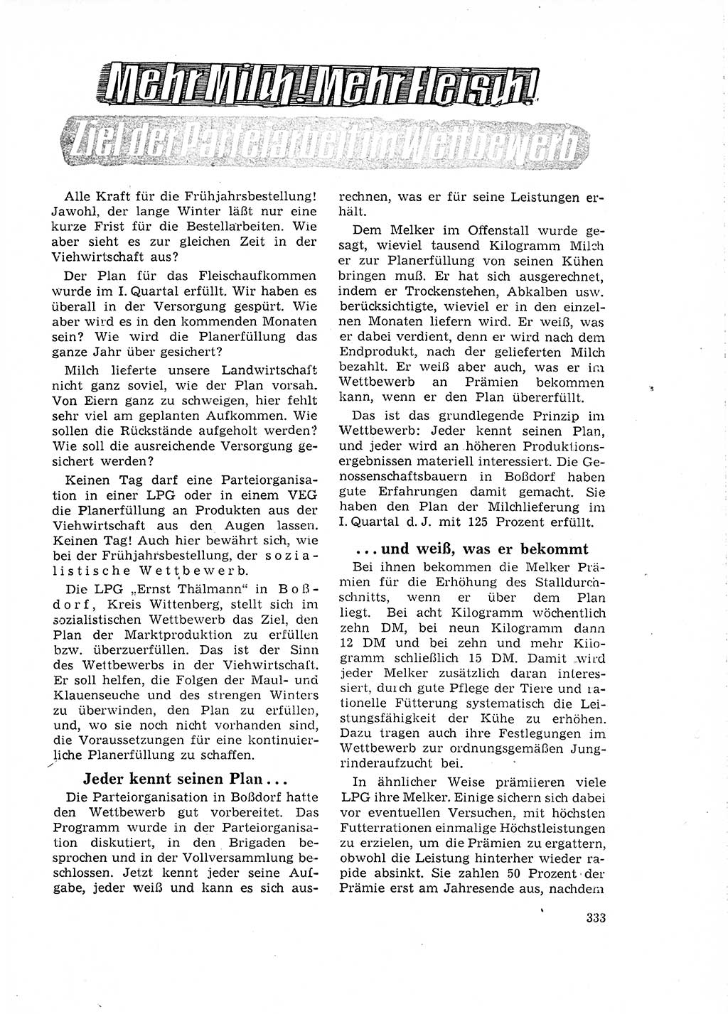Neuer Weg (NW), Organ des Zentralkomitees (ZK) der SED (Sozialistische Einheitspartei Deutschlands) für Fragen des Parteilebens, 18. Jahrgang [Deutsche Demokratische Republik (DDR)] 1963, Seite 333 (NW ZK SED DDR 1963, S. 333)