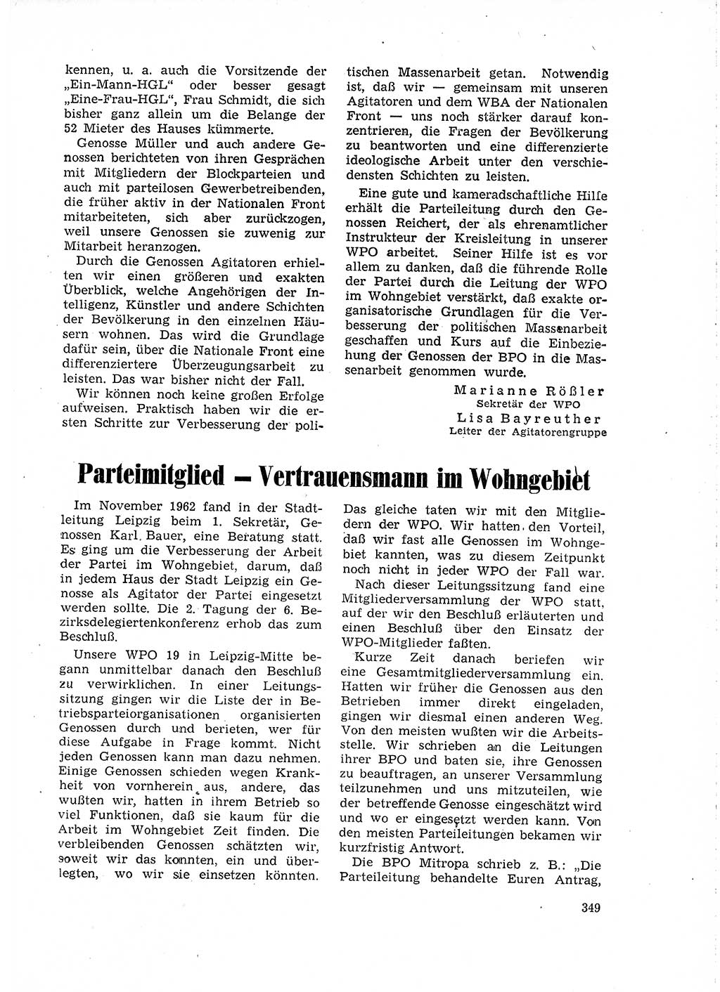 Neuer Weg (NW), Organ des Zentralkomitees (ZK) der SED (Sozialistische Einheitspartei Deutschlands) für Fragen des Parteilebens, 18. Jahrgang [Deutsche Demokratische Republik (DDR)] 1963, Seite 349 (NW ZK SED DDR 1963, S. 349)