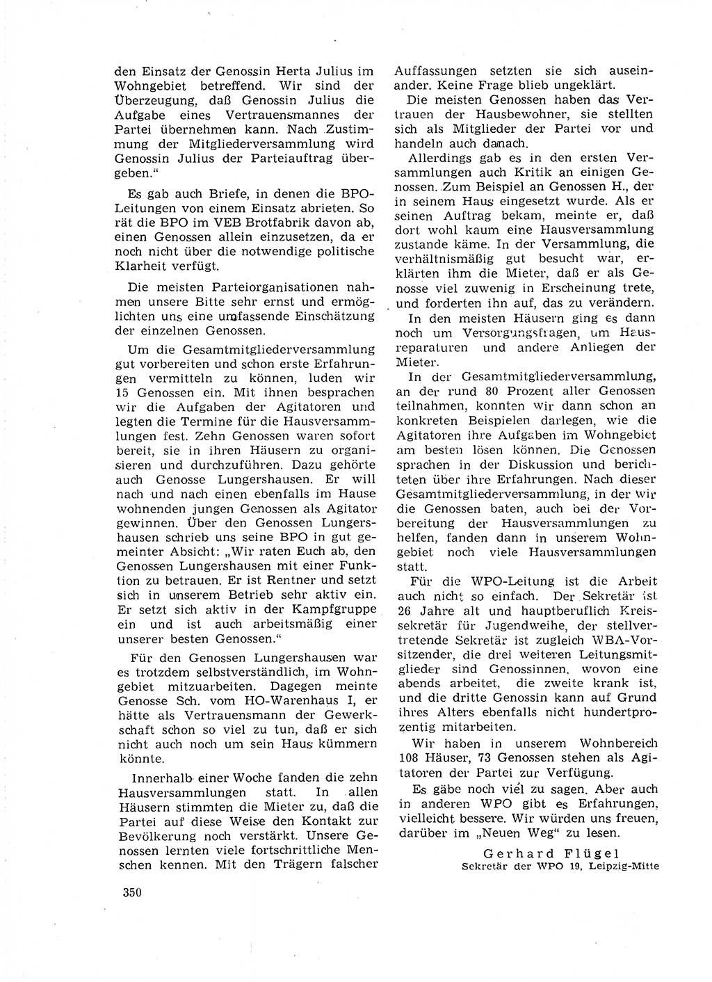 Neuer Weg (NW), Organ des Zentralkomitees (ZK) der SED (Sozialistische Einheitspartei Deutschlands) für Fragen des Parteilebens, 18. Jahrgang [Deutsche Demokratische Republik (DDR)] 1963, Seite 350 (NW ZK SED DDR 1963, S. 350)