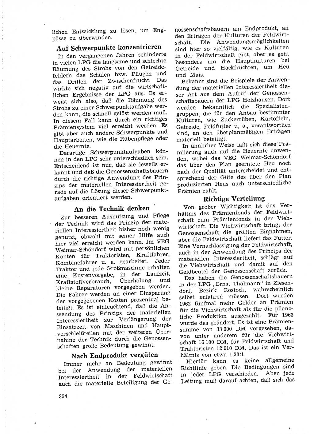 Neuer Weg (NW), Organ des Zentralkomitees (ZK) der SED (Sozialistische Einheitspartei Deutschlands) für Fragen des Parteilebens, 18. Jahrgang [Deutsche Demokratische Republik (DDR)] 1963, Seite 354 (NW ZK SED DDR 1963, S. 354)
