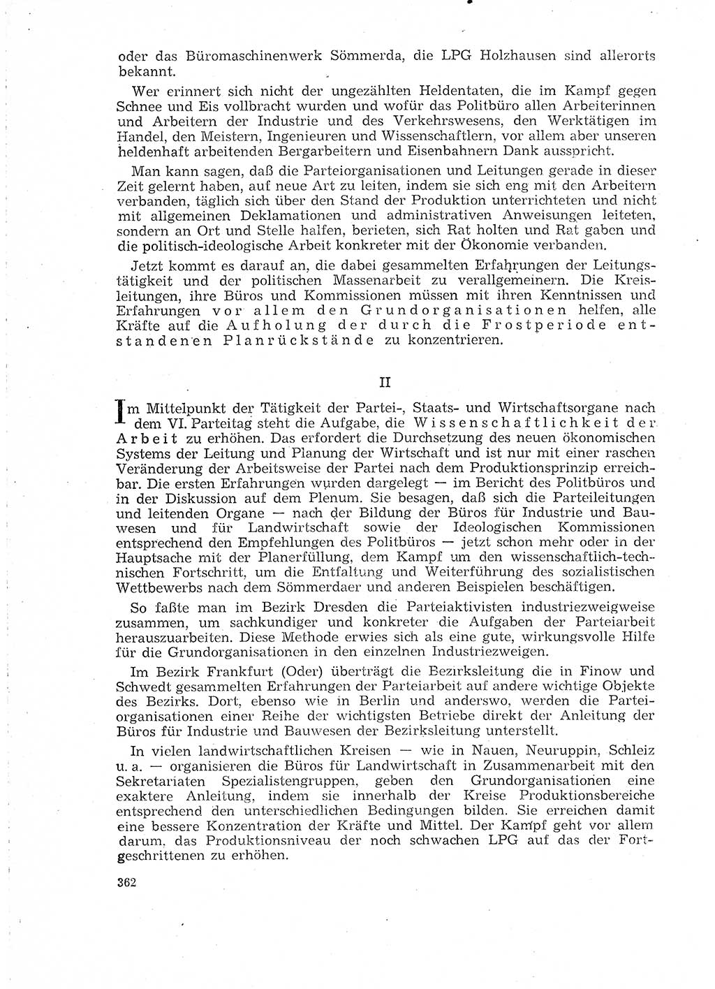 Neuer Weg (NW), Organ des Zentralkomitees (ZK) der SED (Sozialistische Einheitspartei Deutschlands) für Fragen des Parteilebens, 18. Jahrgang [Deutsche Demokratische Republik (DDR)] 1963, Seite 362 (NW ZK SED DDR 1963, S. 362)