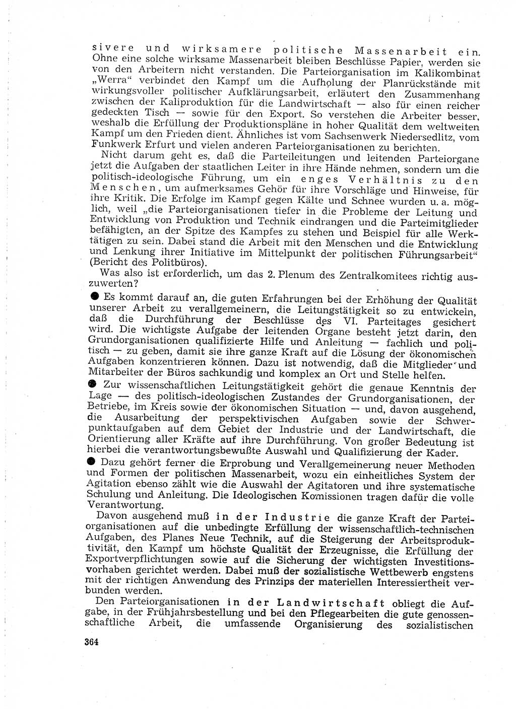 Neuer Weg (NW), Organ des Zentralkomitees (ZK) der SED (Sozialistische Einheitspartei Deutschlands) für Fragen des Parteilebens, 18. Jahrgang [Deutsche Demokratische Republik (DDR)] 1963, Seite 364 (NW ZK SED DDR 1963, S. 364)