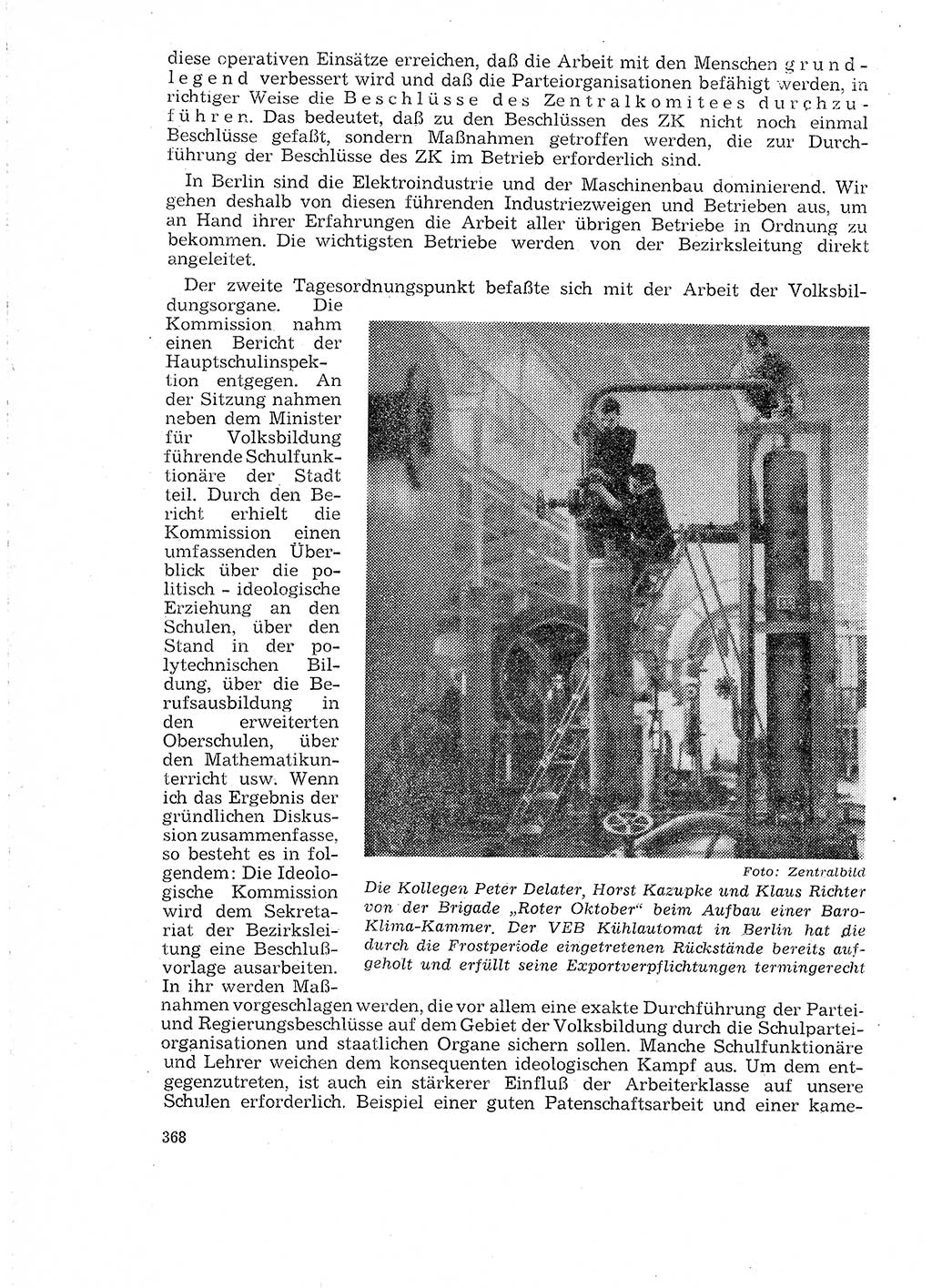 Neuer Weg (NW), Organ des Zentralkomitees (ZK) der SED (Sozialistische Einheitspartei Deutschlands) für Fragen des Parteilebens, 18. Jahrgang [Deutsche Demokratische Republik (DDR)] 1963, Seite 368 (NW ZK SED DDR 1963, S. 368)