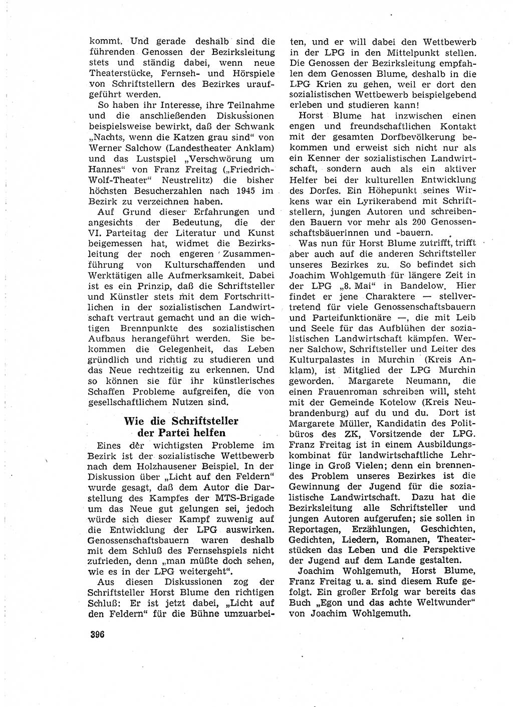 Neuer Weg (NW), Organ des Zentralkomitees (ZK) der SED (Sozialistische Einheitspartei Deutschlands) für Fragen des Parteilebens, 18. Jahrgang [Deutsche Demokratische Republik (DDR)] 1963, Seite 396 (NW ZK SED DDR 1963, S. 396)