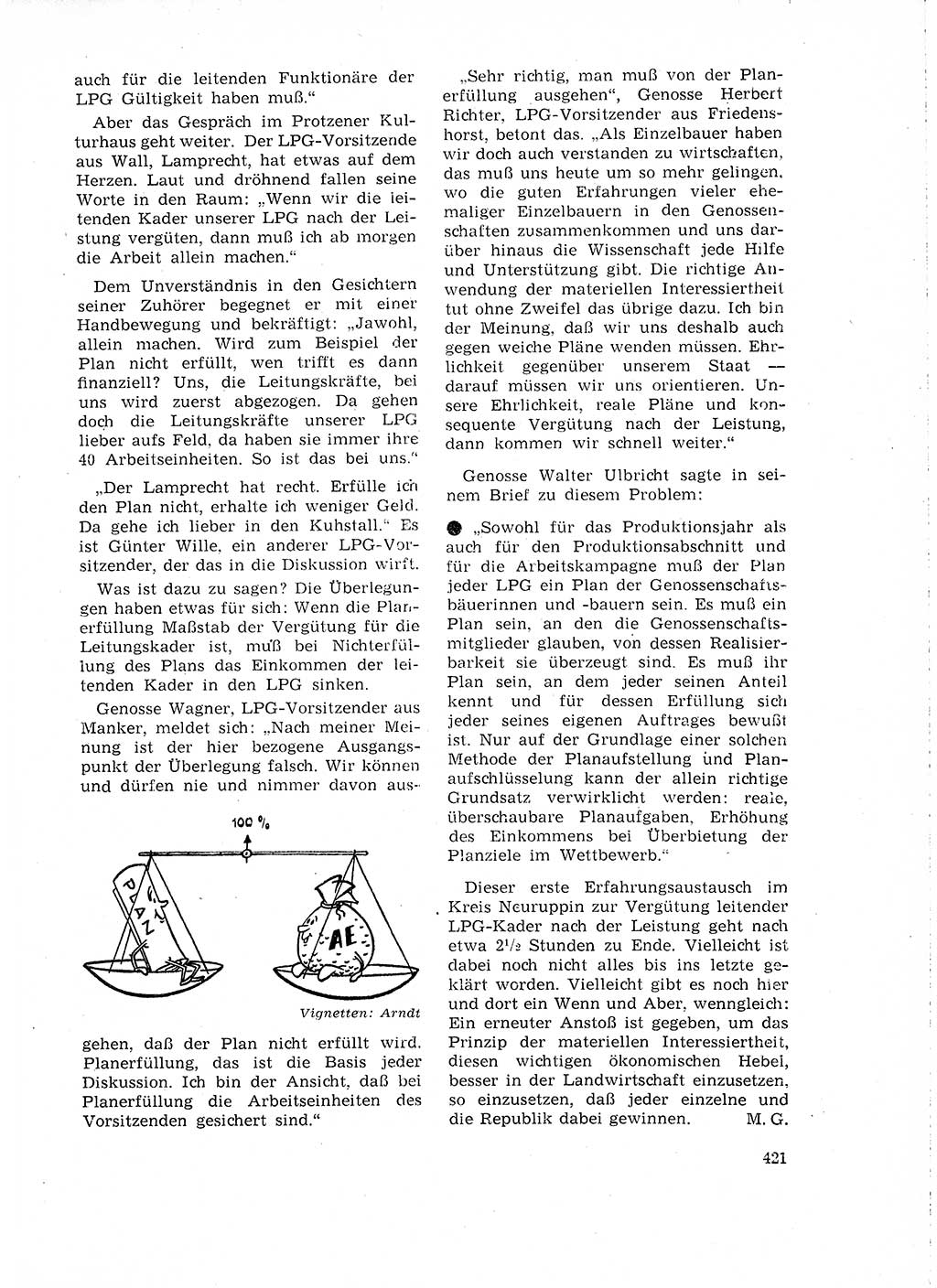 Neuer Weg (NW), Organ des Zentralkomitees (ZK) der SED (Sozialistische Einheitspartei Deutschlands) für Fragen des Parteilebens, 18. Jahrgang [Deutsche Demokratische Republik (DDR)] 1963, Seite 421 (NW ZK SED DDR 1963, S. 421)