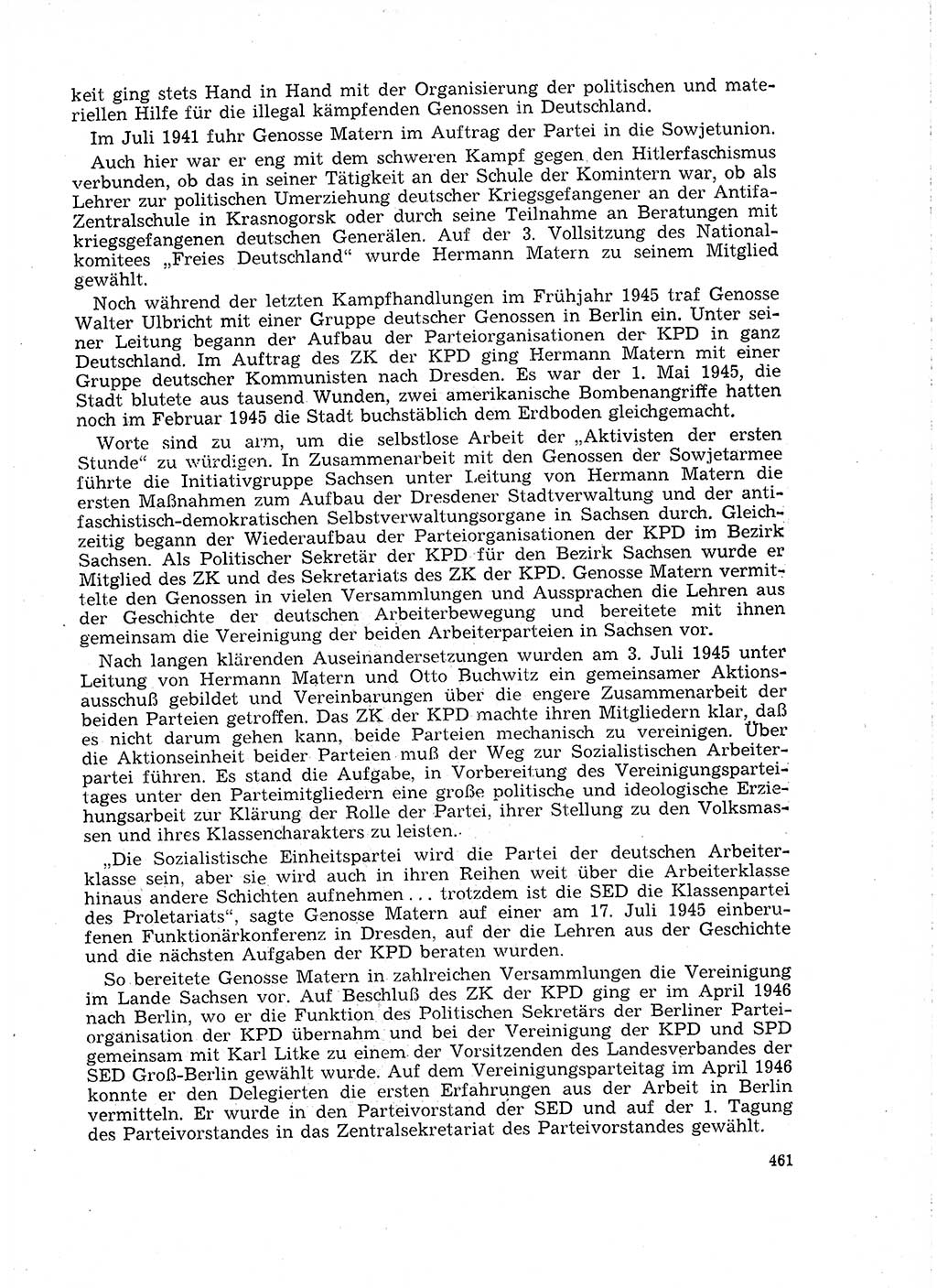 Neuer Weg (NW), Organ des Zentralkomitees (ZK) der SED (Sozialistische Einheitspartei Deutschlands) für Fragen des Parteilebens, 18. Jahrgang [Deutsche Demokratische Republik (DDR)] 1963, Seite 461 (NW ZK SED DDR 1963, S. 461)