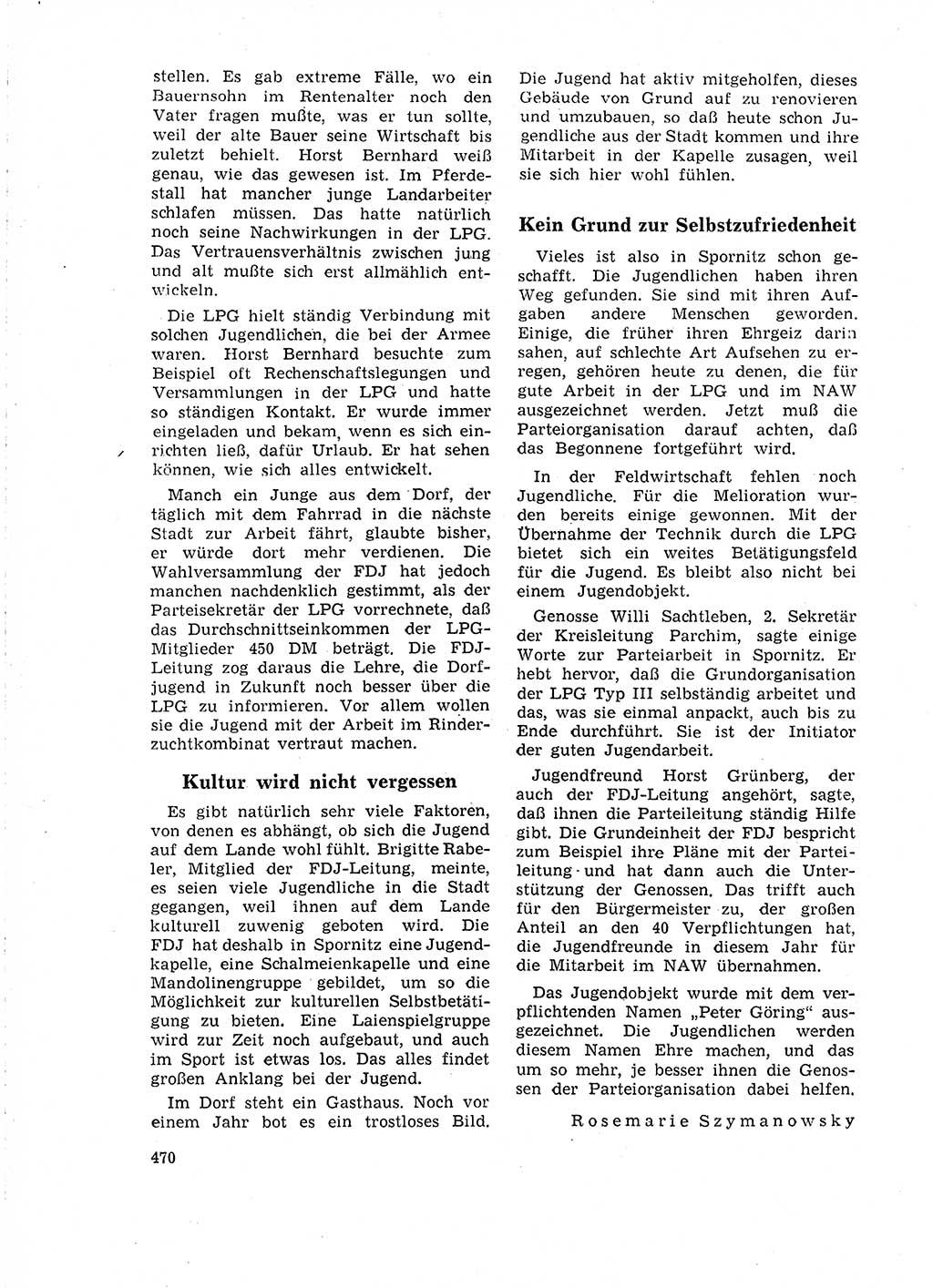 Neuer Weg (NW), Organ des Zentralkomitees (ZK) der SED (Sozialistische Einheitspartei Deutschlands) für Fragen des Parteilebens, 18. Jahrgang [Deutsche Demokratische Republik (DDR)] 1963, Seite 470 (NW ZK SED DDR 1963, S. 470)