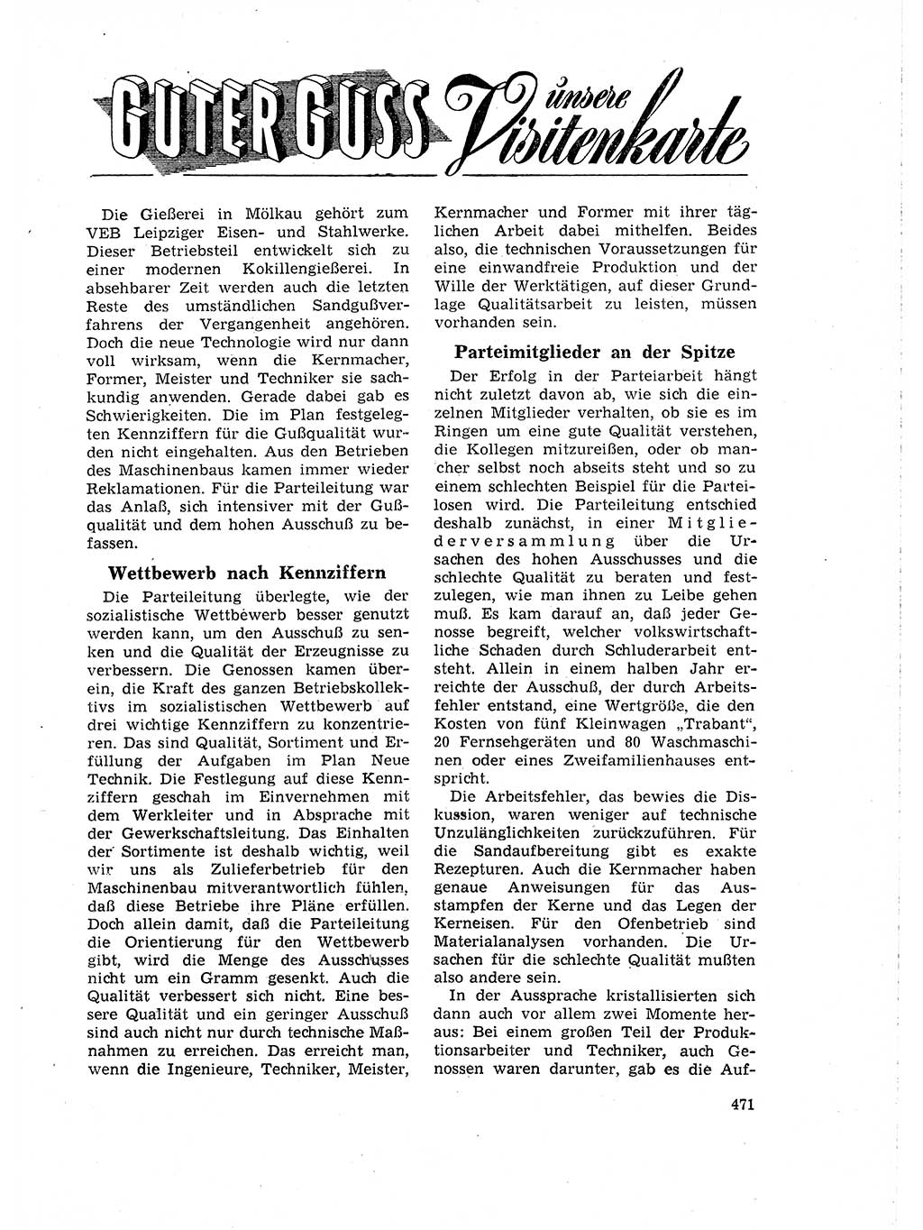 Neuer Weg (NW), Organ des Zentralkomitees (ZK) der SED (Sozialistische Einheitspartei Deutschlands) für Fragen des Parteilebens, 18. Jahrgang [Deutsche Demokratische Republik (DDR)] 1963, Seite 471 (NW ZK SED DDR 1963, S. 471)
