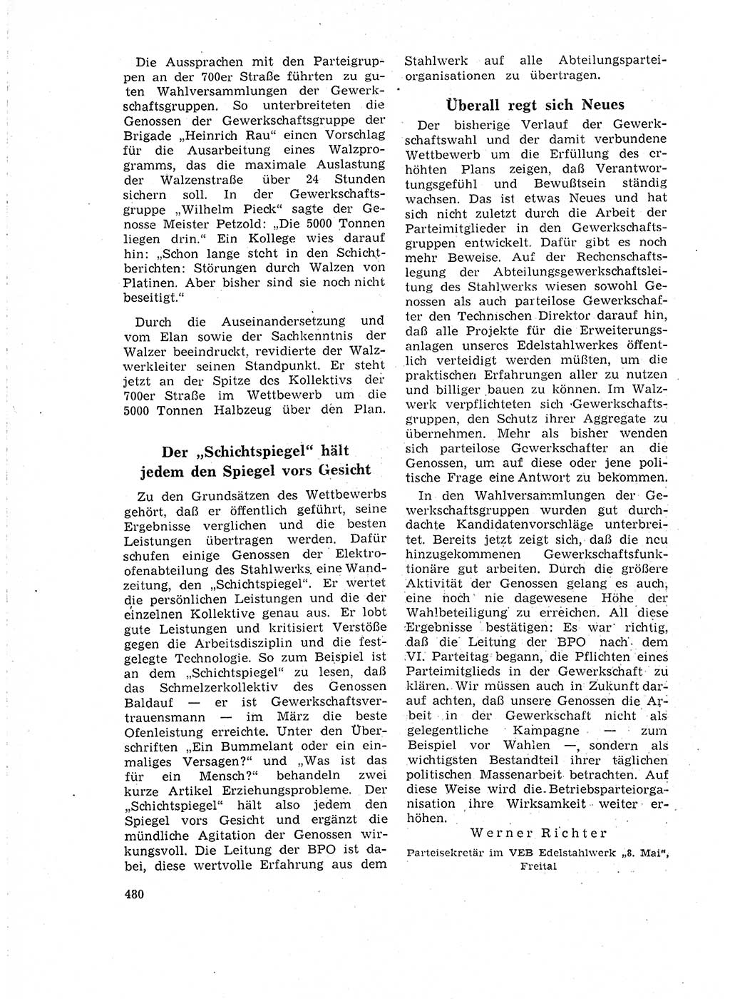 Neuer Weg (NW), Organ des Zentralkomitees (ZK) der SED (Sozialistische Einheitspartei Deutschlands) für Fragen des Parteilebens, 18. Jahrgang [Deutsche Demokratische Republik (DDR)] 1963, Seite 480 (NW ZK SED DDR 1963, S. 480)