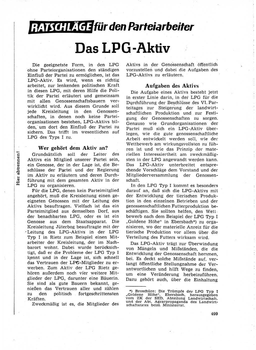 Neuer Weg (NW), Organ des Zentralkomitees (ZK) der SED (Sozialistische Einheitspartei Deutschlands) für Fragen des Parteilebens, 18. Jahrgang [Deutsche Demokratische Republik (DDR)] 1963, Seite 499 (NW ZK SED DDR 1963, S. 499)