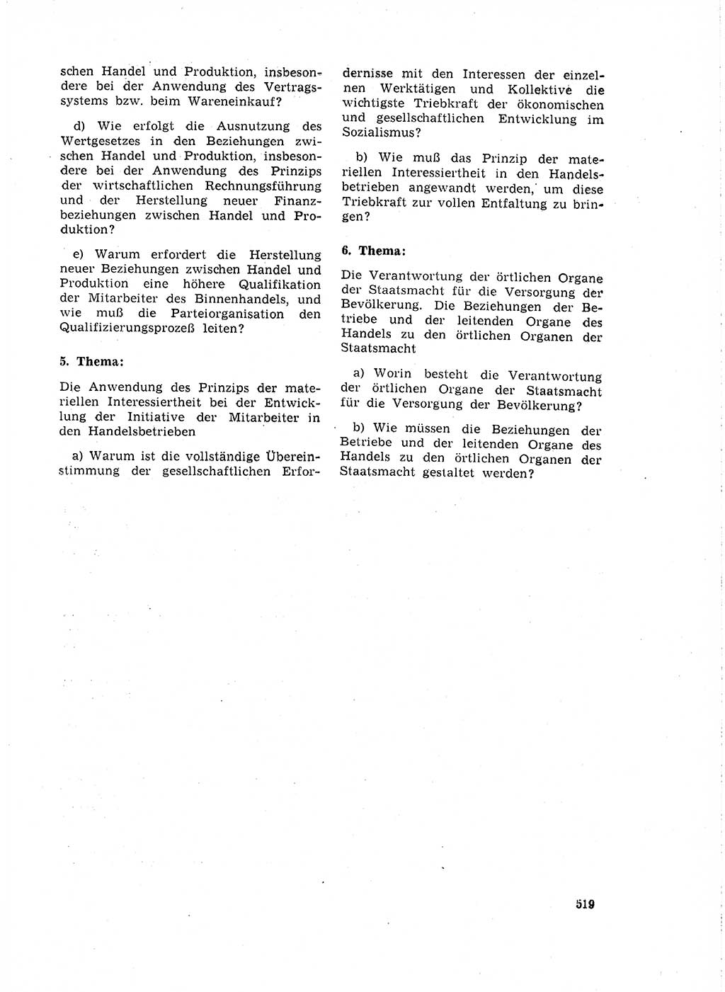 Neuer Weg (NW), Organ des Zentralkomitees (ZK) der SED (Sozialistische Einheitspartei Deutschlands) für Fragen des Parteilebens, 18. Jahrgang [Deutsche Demokratische Republik (DDR)] 1963, Seite 519 (NW ZK SED DDR 1963, S. 519)