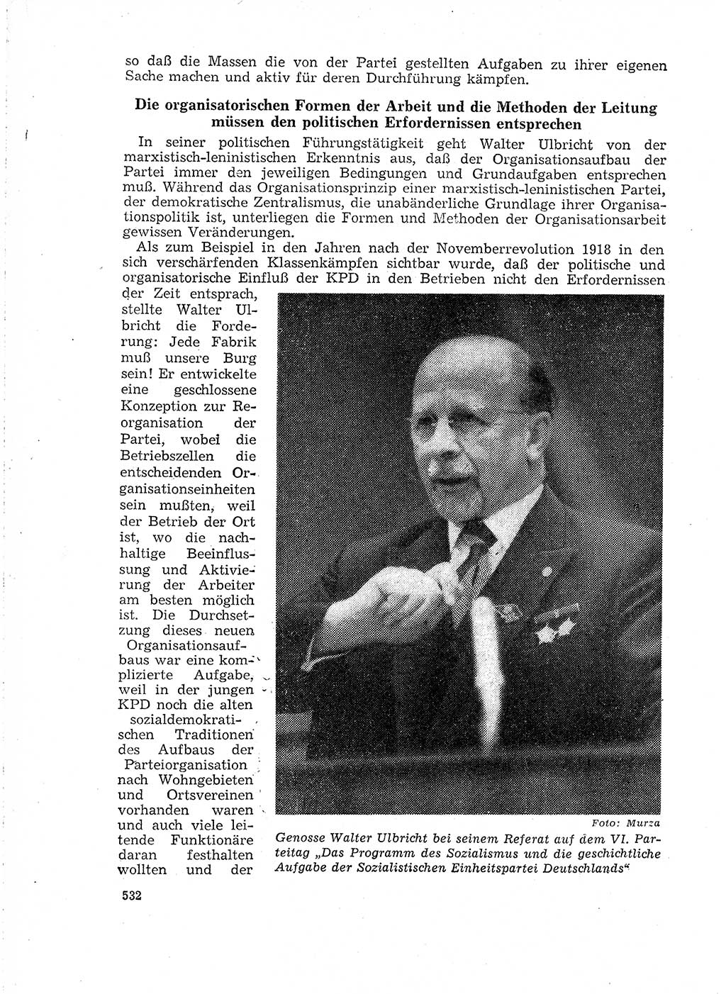Neuer Weg (NW), Organ des Zentralkomitees (ZK) der SED (Sozialistische Einheitspartei Deutschlands) für Fragen des Parteilebens, 18. Jahrgang [Deutsche Demokratische Republik (DDR)] 1963, Seite 532 (NW ZK SED DDR 1963, S. 532)