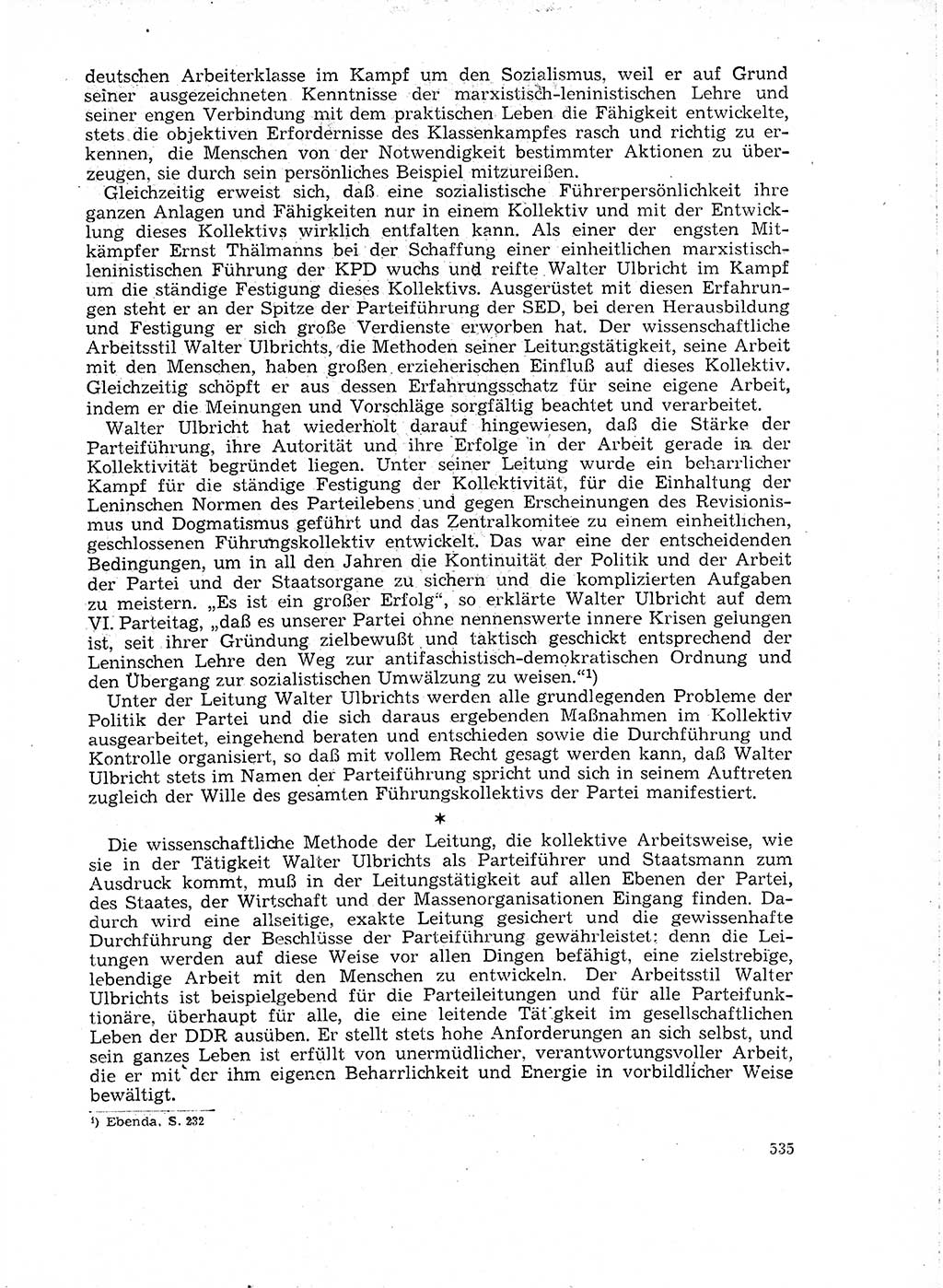 Neuer Weg (NW), Organ des Zentralkomitees (ZK) der SED (Sozialistische Einheitspartei Deutschlands) für Fragen des Parteilebens, 18. Jahrgang [Deutsche Demokratische Republik (DDR)] 1963, Seite 535 (NW ZK SED DDR 1963, S. 535)