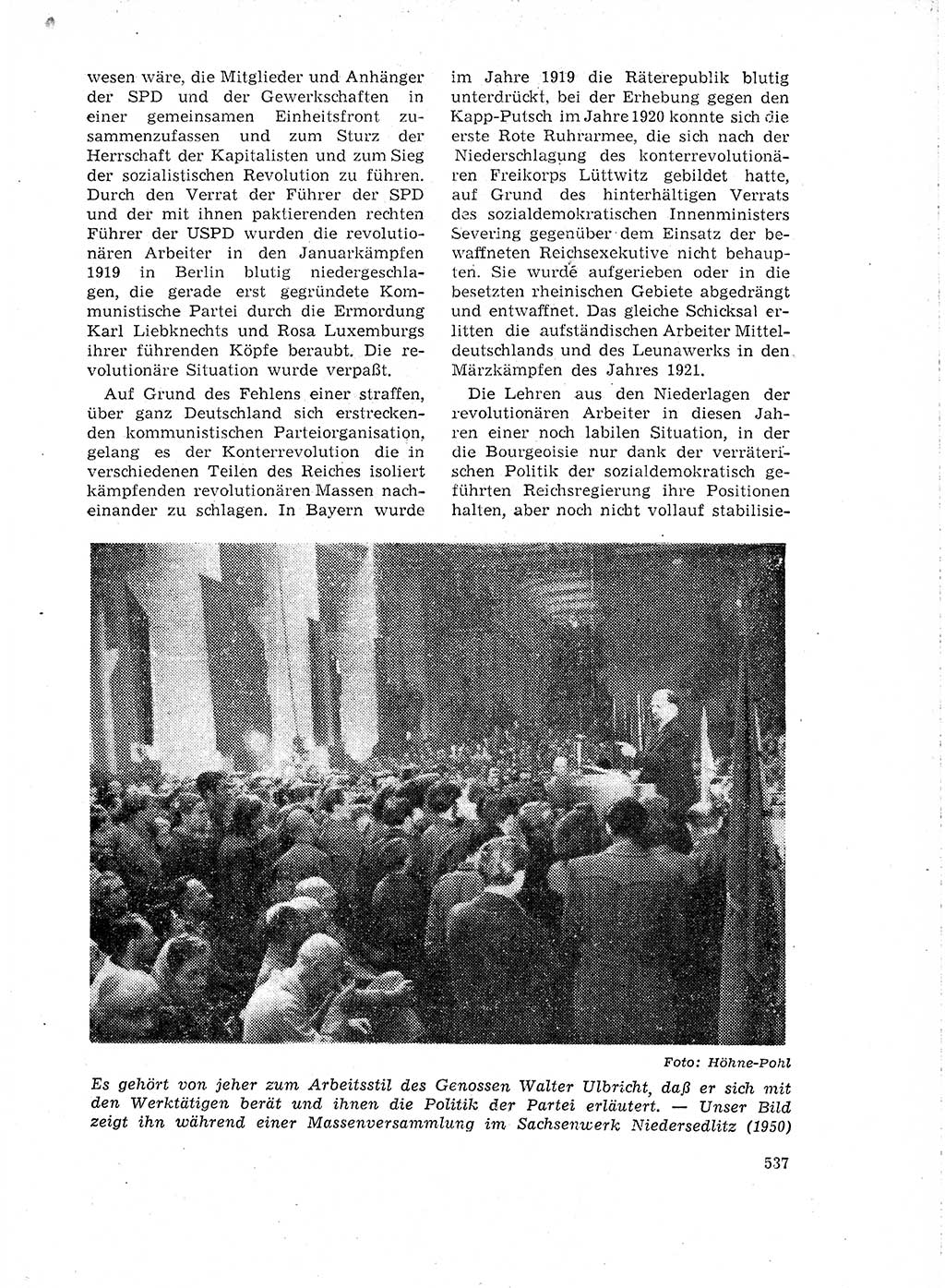 Neuer Weg (NW), Organ des Zentralkomitees (ZK) der SED (Sozialistische Einheitspartei Deutschlands) für Fragen des Parteilebens, 18. Jahrgang [Deutsche Demokratische Republik (DDR)] 1963, Seite 537 (NW ZK SED DDR 1963, S. 537)