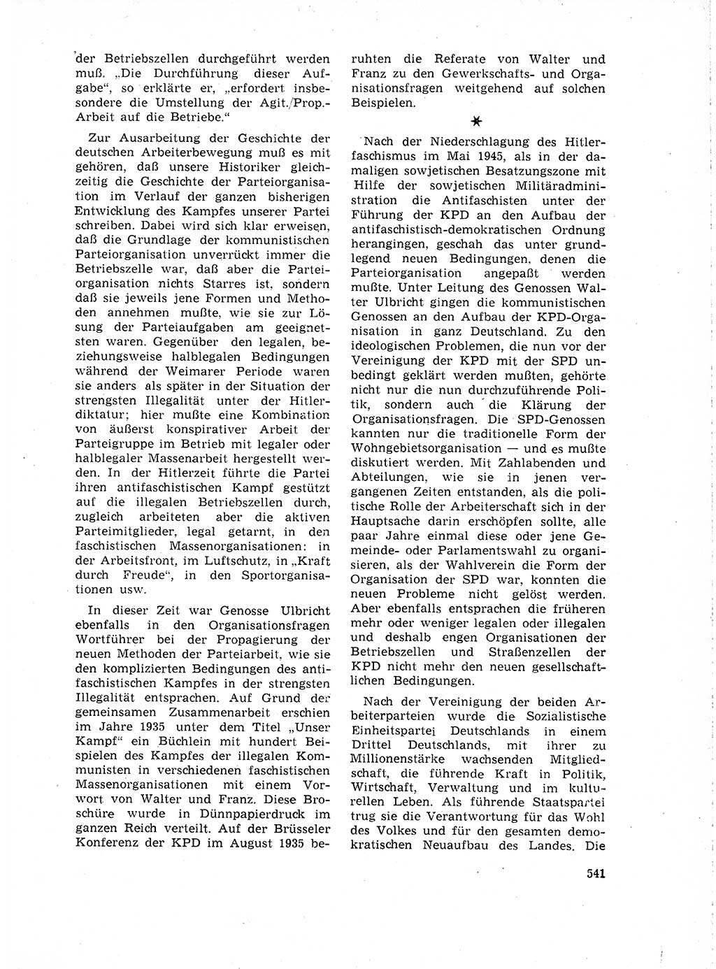 Neuer Weg (NW), Organ des Zentralkomitees (ZK) der SED (Sozialistische Einheitspartei Deutschlands) für Fragen des Parteilebens, 18. Jahrgang [Deutsche Demokratische Republik (DDR)] 1963, Seite 541 (NW ZK SED DDR 1963, S. 541)