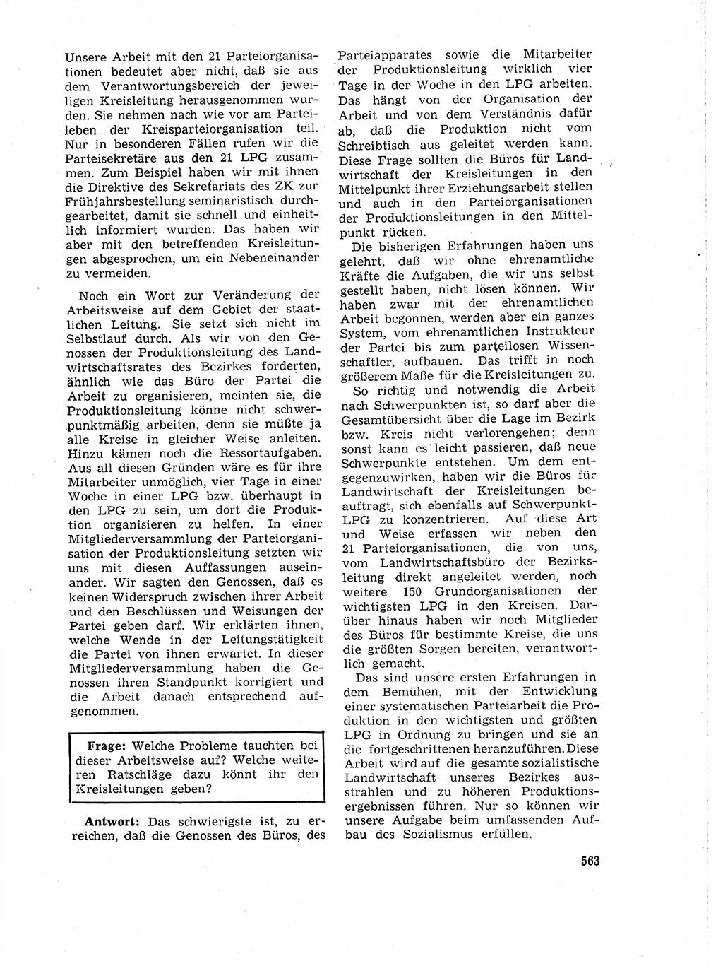 Neuer Weg (NW), Organ des Zentralkomitees (ZK) der SED (Sozialistische Einheitspartei Deutschlands) für Fragen des Parteilebens, 18. Jahrgang [Deutsche Demokratische Republik (DDR)] 1963, Seite 563 (NW ZK SED DDR 1963, S. 563)