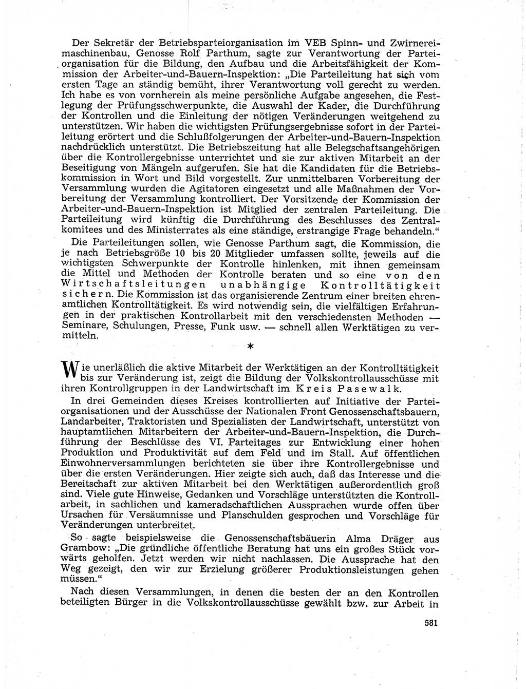 Neuer Weg (NW), Organ des Zentralkomitees (ZK) der SED (Sozialistische Einheitspartei Deutschlands) für Fragen des Parteilebens, 18. Jahrgang [Deutsche Demokratische Republik (DDR)] 1963, Seite 581 (NW ZK SED DDR 1963, S. 581)