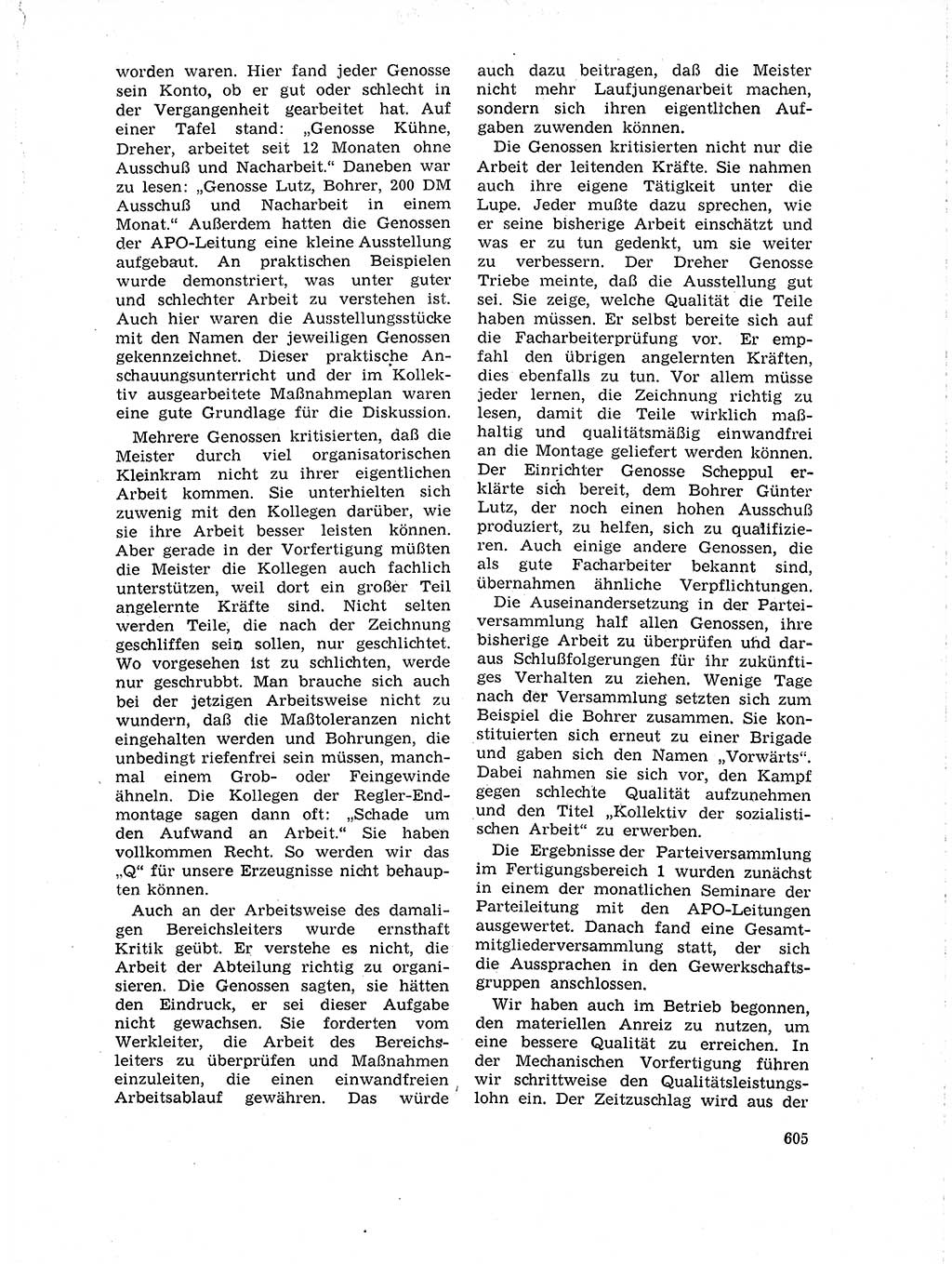 Neuer Weg (NW), Organ des Zentralkomitees (ZK) der SED (Sozialistische Einheitspartei Deutschlands) für Fragen des Parteilebens, 18. Jahrgang [Deutsche Demokratische Republik (DDR)] 1963, Seite 605 (NW ZK SED DDR 1963, S. 605)