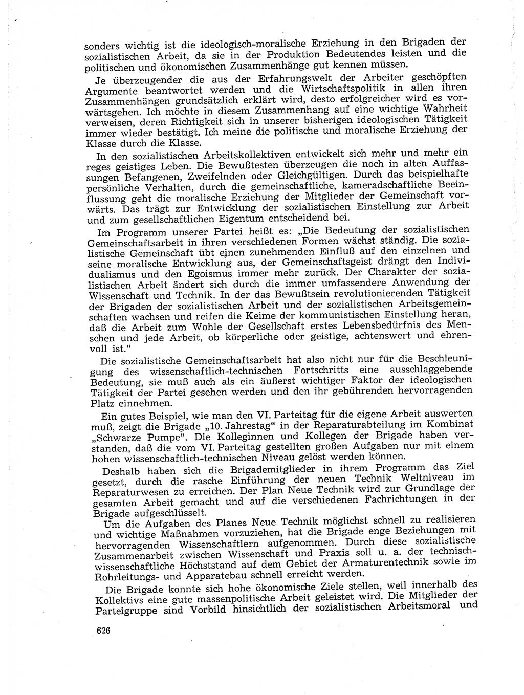 Neuer Weg (NW), Organ des Zentralkomitees (ZK) der SED (Sozialistische Einheitspartei Deutschlands) für Fragen des Parteilebens, 18. Jahrgang [Deutsche Demokratische Republik (DDR)] 1963, Seite 626 (NW ZK SED DDR 1963, S. 626)