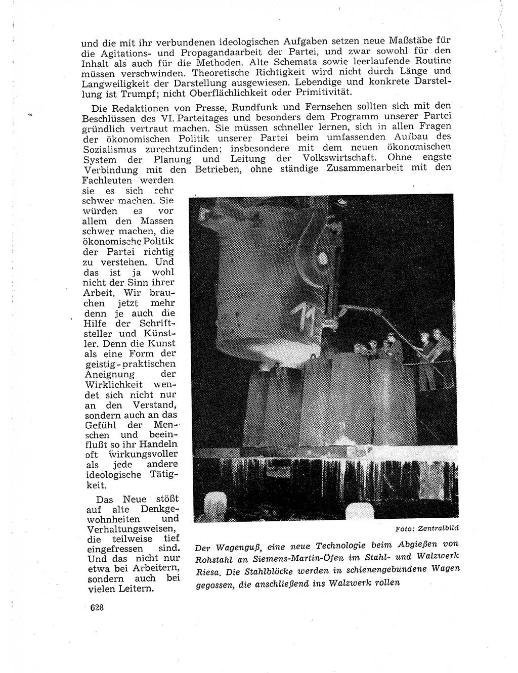 Neuer Weg (NW), Organ des Zentralkomitees (ZK) der SED (Sozialistische Einheitspartei Deutschlands) für Fragen des Parteilebens, 18. Jahrgang [Deutsche Demokratische Republik (DDR)] 1963, Seite 628 (NW ZK SED DDR 1963, S. 628)
