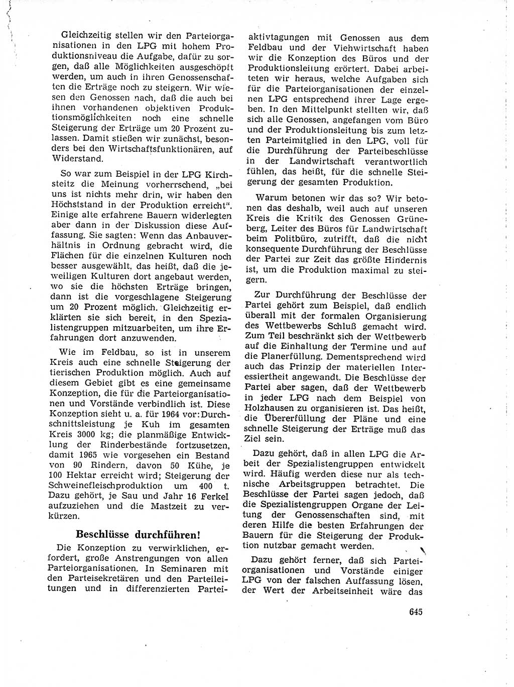 Neuer Weg (NW), Organ des Zentralkomitees (ZK) der SED (Sozialistische Einheitspartei Deutschlands) für Fragen des Parteilebens, 18. Jahrgang [Deutsche Demokratische Republik (DDR)] 1963, Seite 645 (NW ZK SED DDR 1963, S. 645)