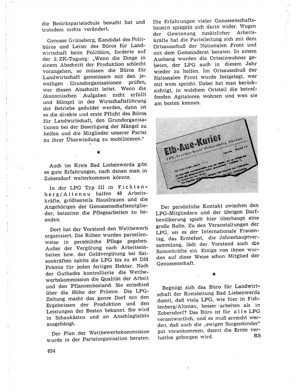 Neuer Weg (NW), Organ des Zentralkomitees (ZK) der SED (Sozialistische Einheitspartei Deutschlands) für Fragen des Parteilebens, 18. Jahrgang [Deutsche Demokratische Republik (DDR)] 1963, Seite 654 (NW ZK SED DDR 1963, S. 654)