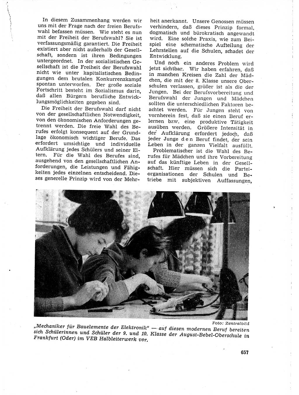 Neuer Weg (NW), Organ des Zentralkomitees (ZK) der SED (Sozialistische Einheitspartei Deutschlands) für Fragen des Parteilebens, 18. Jahrgang [Deutsche Demokratische Republik (DDR)] 1963, Seite 657 (NW ZK SED DDR 1963, S. 657)