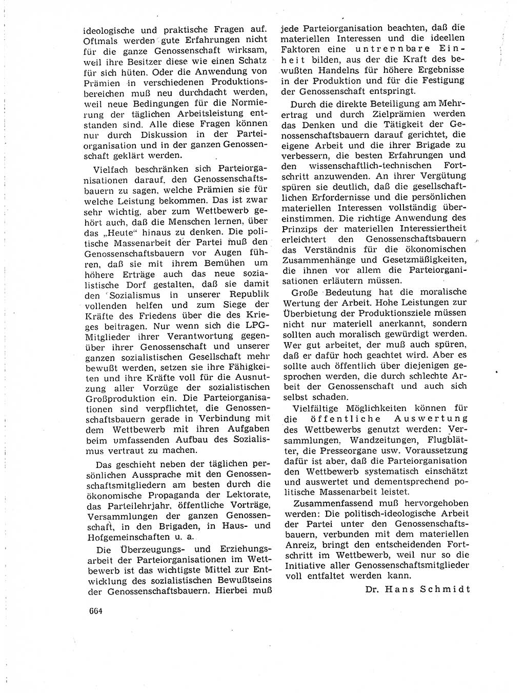 Neuer Weg (NW), Organ des Zentralkomitees (ZK) der SED (Sozialistische Einheitspartei Deutschlands) für Fragen des Parteilebens, 18. Jahrgang [Deutsche Demokratische Republik (DDR)] 1963, Seite 664 (NW ZK SED DDR 1963, S. 664)
