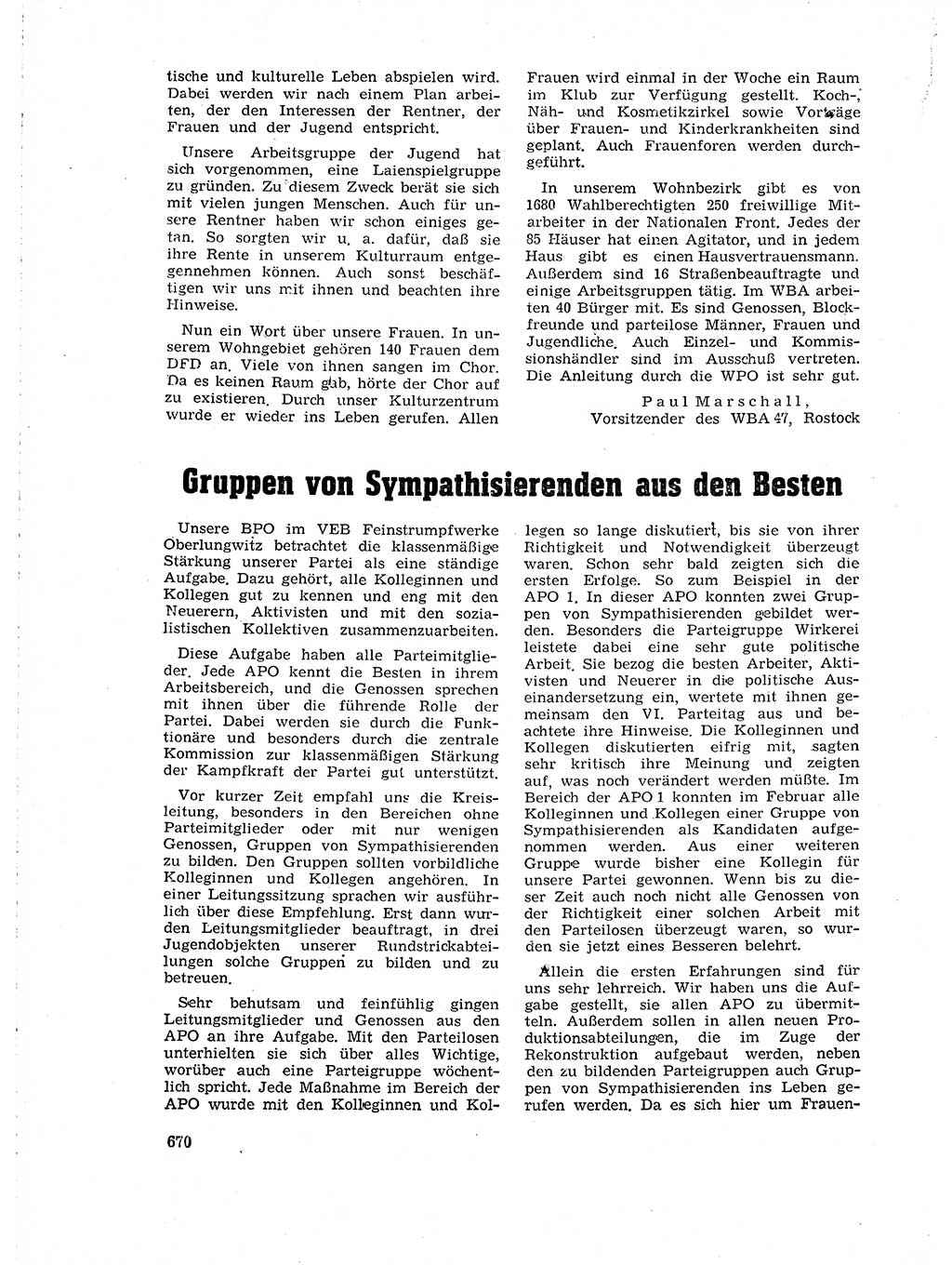 Neuer Weg (NW), Organ des Zentralkomitees (ZK) der SED (Sozialistische Einheitspartei Deutschlands) für Fragen des Parteilebens, 18. Jahrgang [Deutsche Demokratische Republik (DDR)] 1963, Seite 670 (NW ZK SED DDR 1963, S. 670)