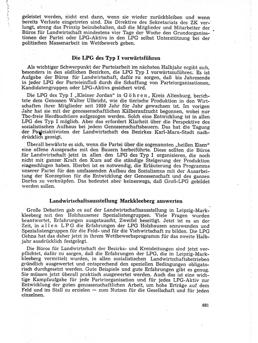 Neuer Weg (NW), Organ des Zentralkomitees (ZK) der SED (Sozialistische Einheitspartei Deutschlands) für Fragen des Parteilebens, 18. Jahrgang [Deutsche Demokratische Republik (DDR)] 1963, Seite 681 (NW ZK SED DDR 1963, S. 681)