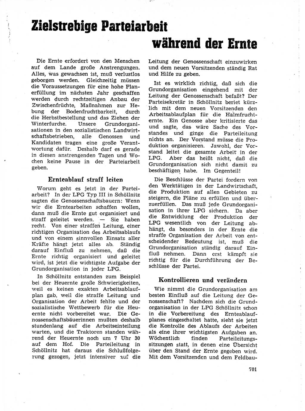 Neuer Weg (NW), Organ des Zentralkomitees (ZK) der SED (Sozialistische Einheitspartei Deutschlands) für Fragen des Parteilebens, 18. Jahrgang [Deutsche Demokratische Republik (DDR)] 1963, Seite 701 (NW ZK SED DDR 1963, S. 701)