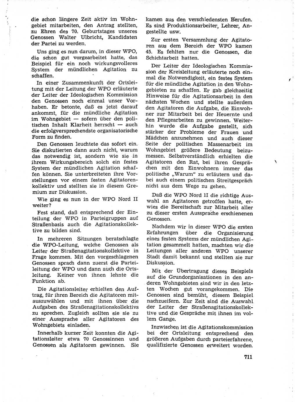 Neuer Weg (NW), Organ des Zentralkomitees (ZK) der SED (Sozialistische Einheitspartei Deutschlands) für Fragen des Parteilebens, 18. Jahrgang [Deutsche Demokratische Republik (DDR)] 1963, Seite 711 (NW ZK SED DDR 1963, S. 711)