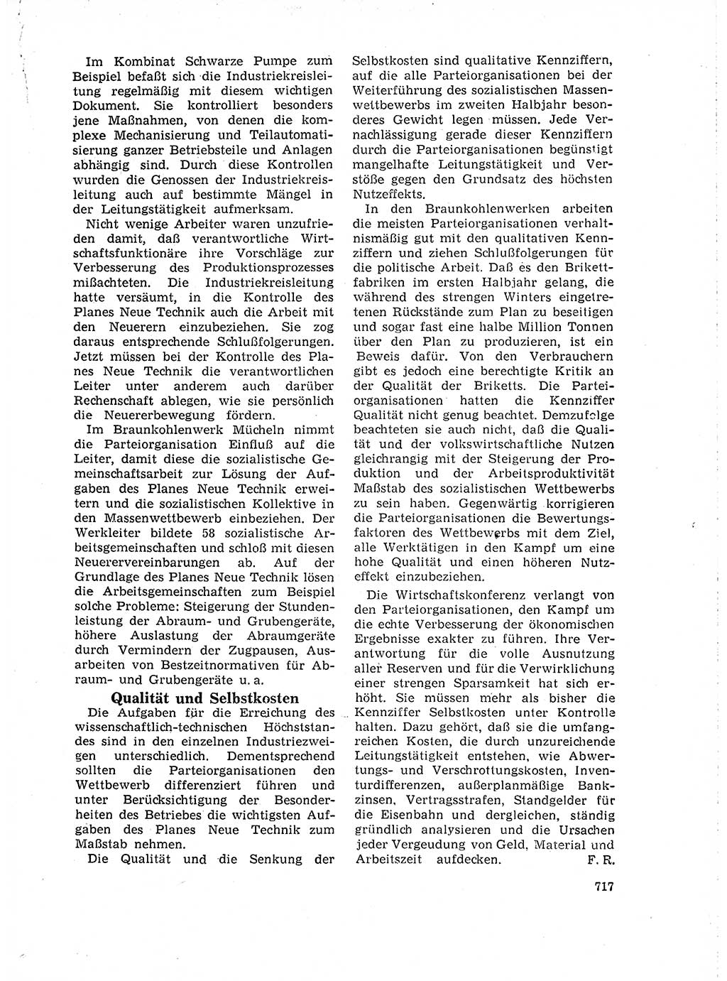 Neuer Weg (NW), Organ des Zentralkomitees (ZK) der SED (Sozialistische Einheitspartei Deutschlands) für Fragen des Parteilebens, 18. Jahrgang [Deutsche Demokratische Republik (DDR)] 1963, Seite 717 (NW ZK SED DDR 1963, S. 717)