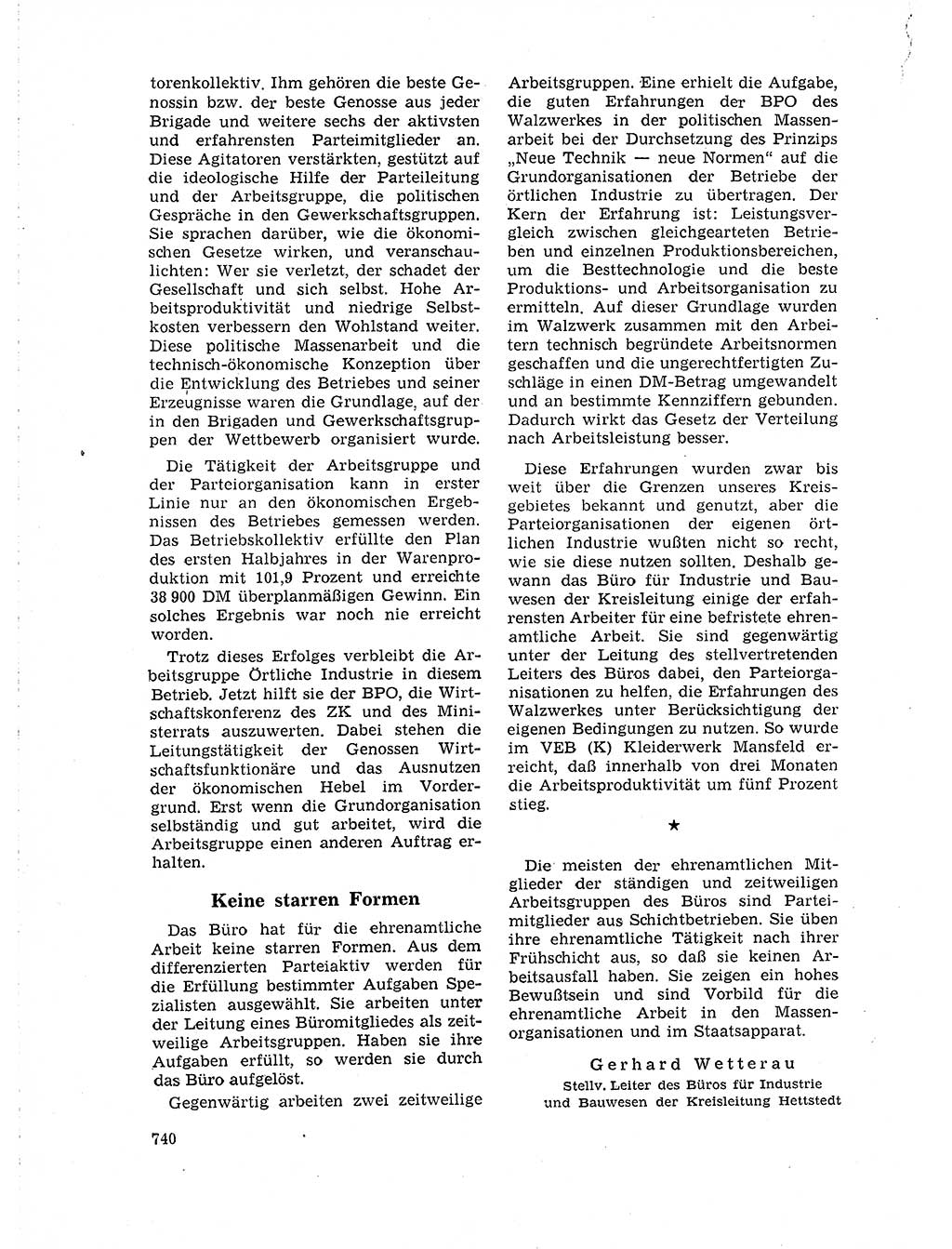 Neuer Weg (NW), Organ des Zentralkomitees (ZK) der SED (Sozialistische Einheitspartei Deutschlands) für Fragen des Parteilebens, 18. Jahrgang [Deutsche Demokratische Republik (DDR)] 1963, Seite 740 (NW ZK SED DDR 1963, S. 740)