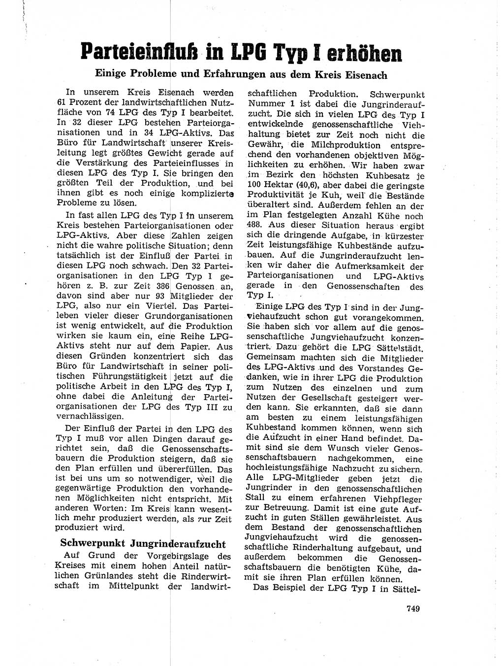 Neuer Weg (NW), Organ des Zentralkomitees (ZK) der SED (Sozialistische Einheitspartei Deutschlands) für Fragen des Parteilebens, 18. Jahrgang [Deutsche Demokratische Republik (DDR)] 1963, Seite 749 (NW ZK SED DDR 1963, S. 749)