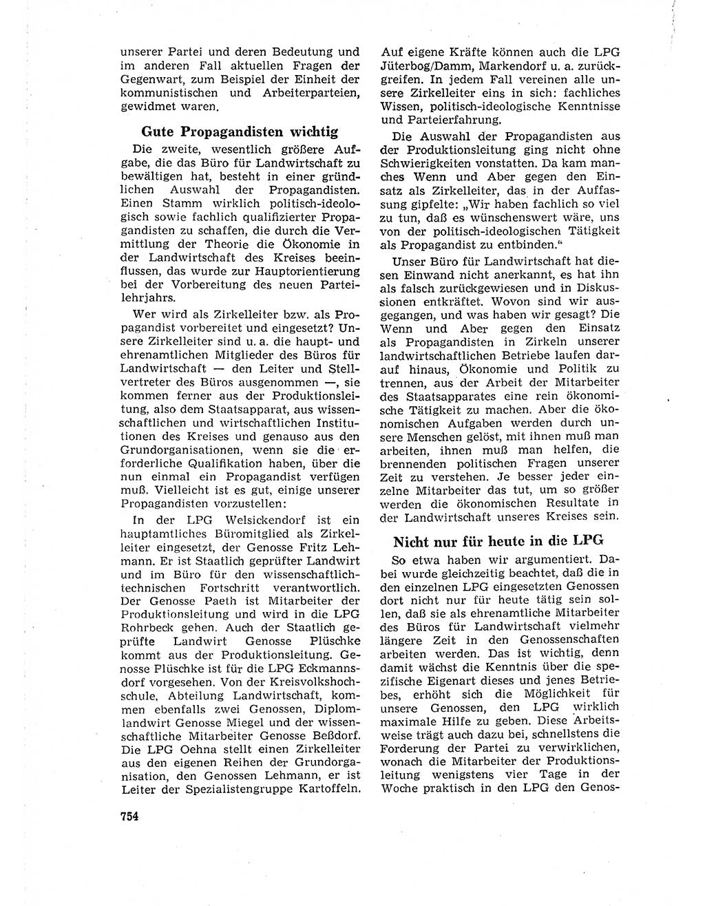 Neuer Weg (NW), Organ des Zentralkomitees (ZK) der SED (Sozialistische Einheitspartei Deutschlands) für Fragen des Parteilebens, 18. Jahrgang [Deutsche Demokratische Republik (DDR)] 1963, Seite 754 (NW ZK SED DDR 1963, S. 754)
