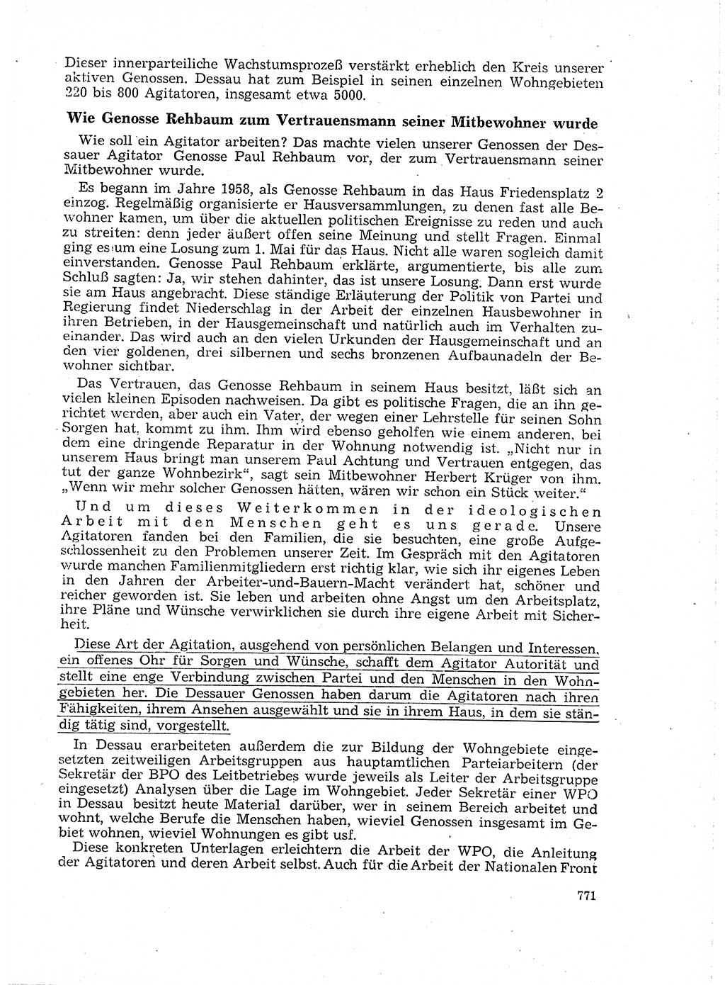 Neuer Weg (NW), Organ des Zentralkomitees (ZK) der SED (Sozialistische Einheitspartei Deutschlands) für Fragen des Parteilebens, 18. Jahrgang [Deutsche Demokratische Republik (DDR)] 1963, Seite 771 (NW ZK SED DDR 1963, S. 771)