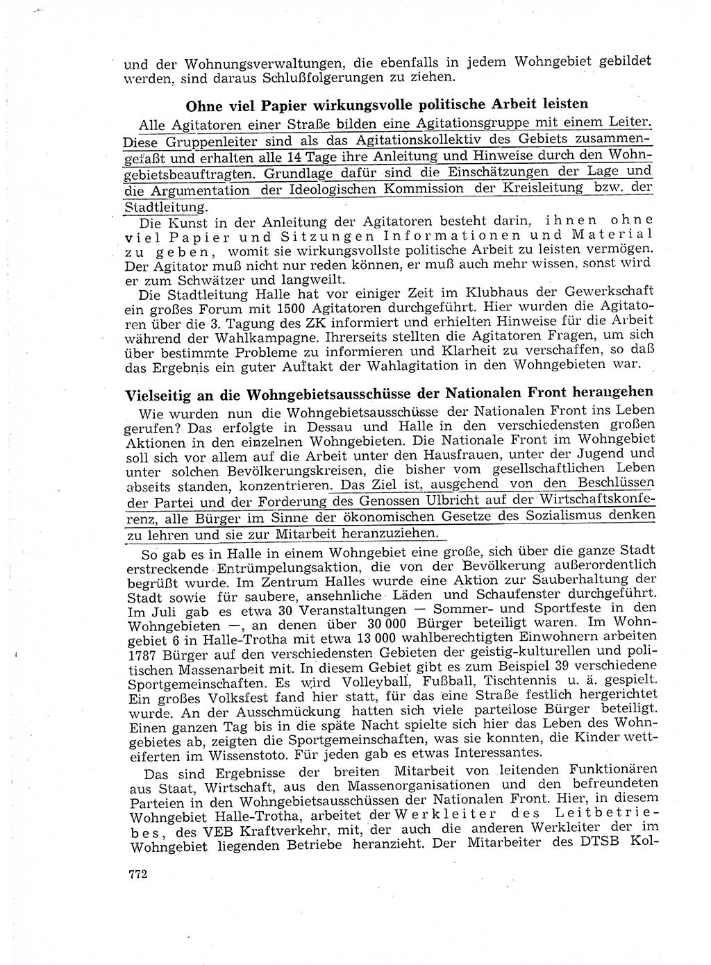 Neuer Weg (NW), Organ des Zentralkomitees (ZK) der SED (Sozialistische Einheitspartei Deutschlands) für Fragen des Parteilebens, 18. Jahrgang [Deutsche Demokratische Republik (DDR)] 1963, Seite 772 (NW ZK SED DDR 1963, S. 772)