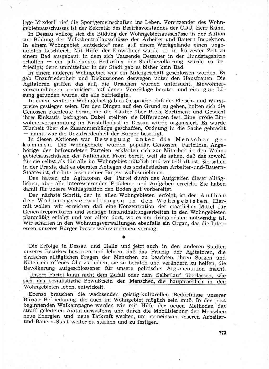 Neuer Weg (NW), Organ des Zentralkomitees (ZK) der SED (Sozialistische Einheitspartei Deutschlands) für Fragen des Parteilebens, 18. Jahrgang [Deutsche Demokratische Republik (DDR)] 1963, Seite 773 (NW ZK SED DDR 1963, S. 773)